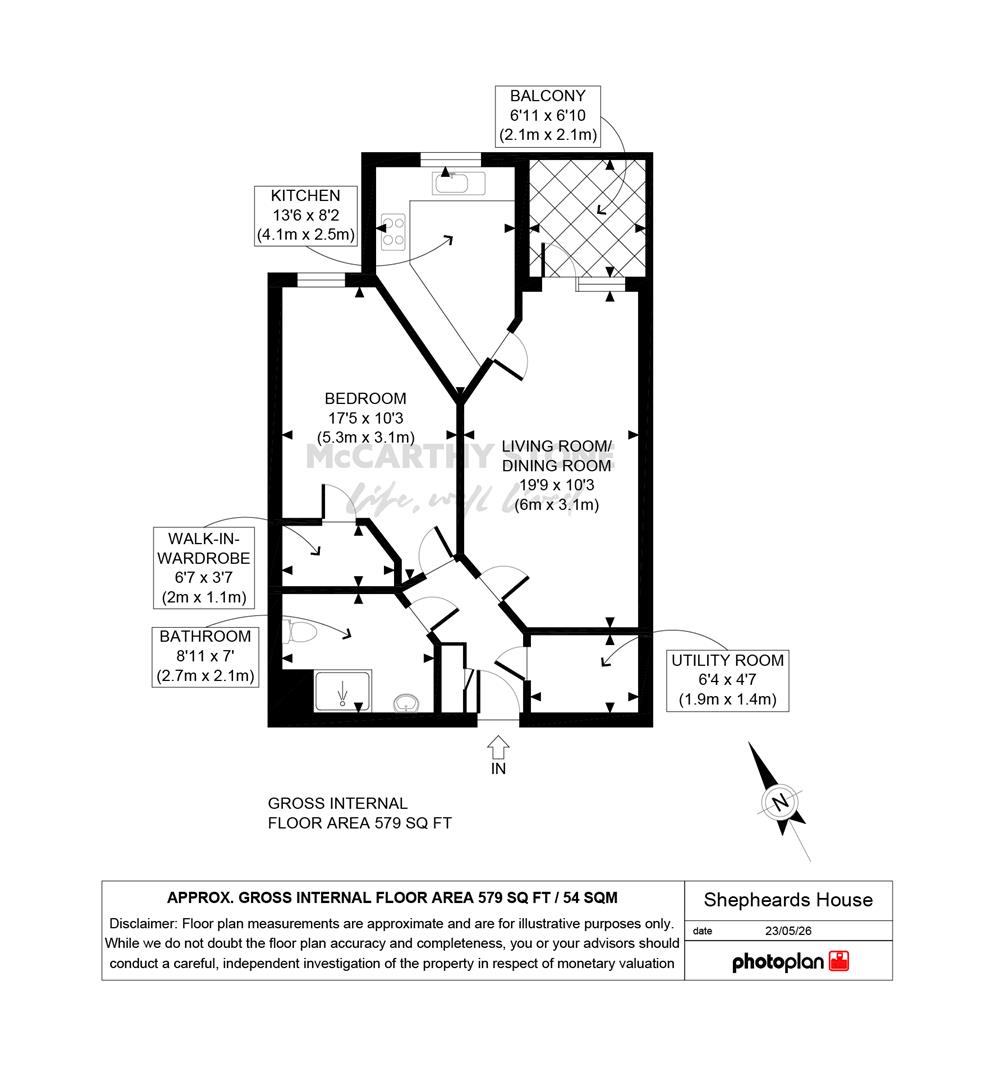 17 Shepheards House, Manor Park Road, Chislehurst floorplan
