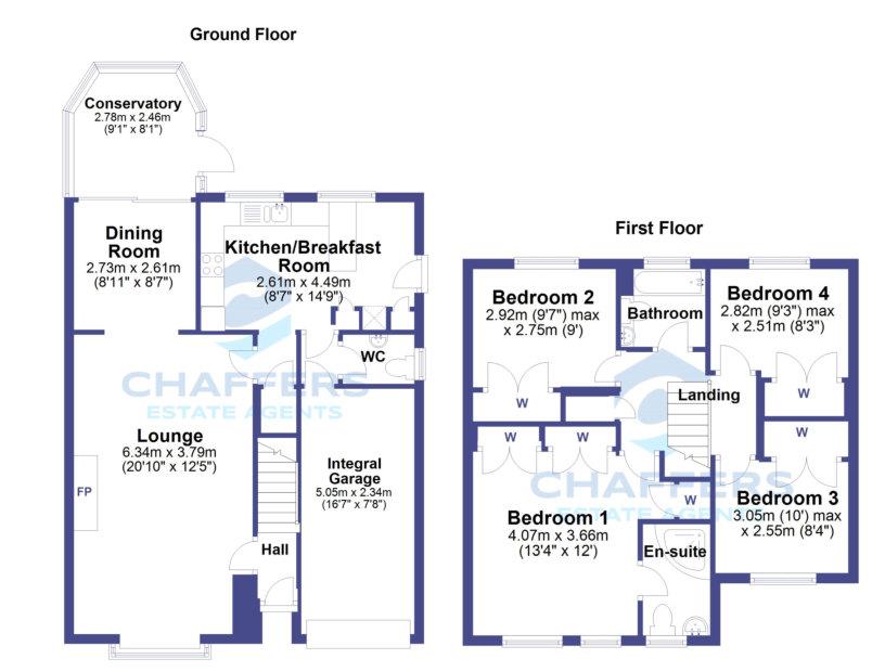 25, Sorrel Way, Gillingham floorplan