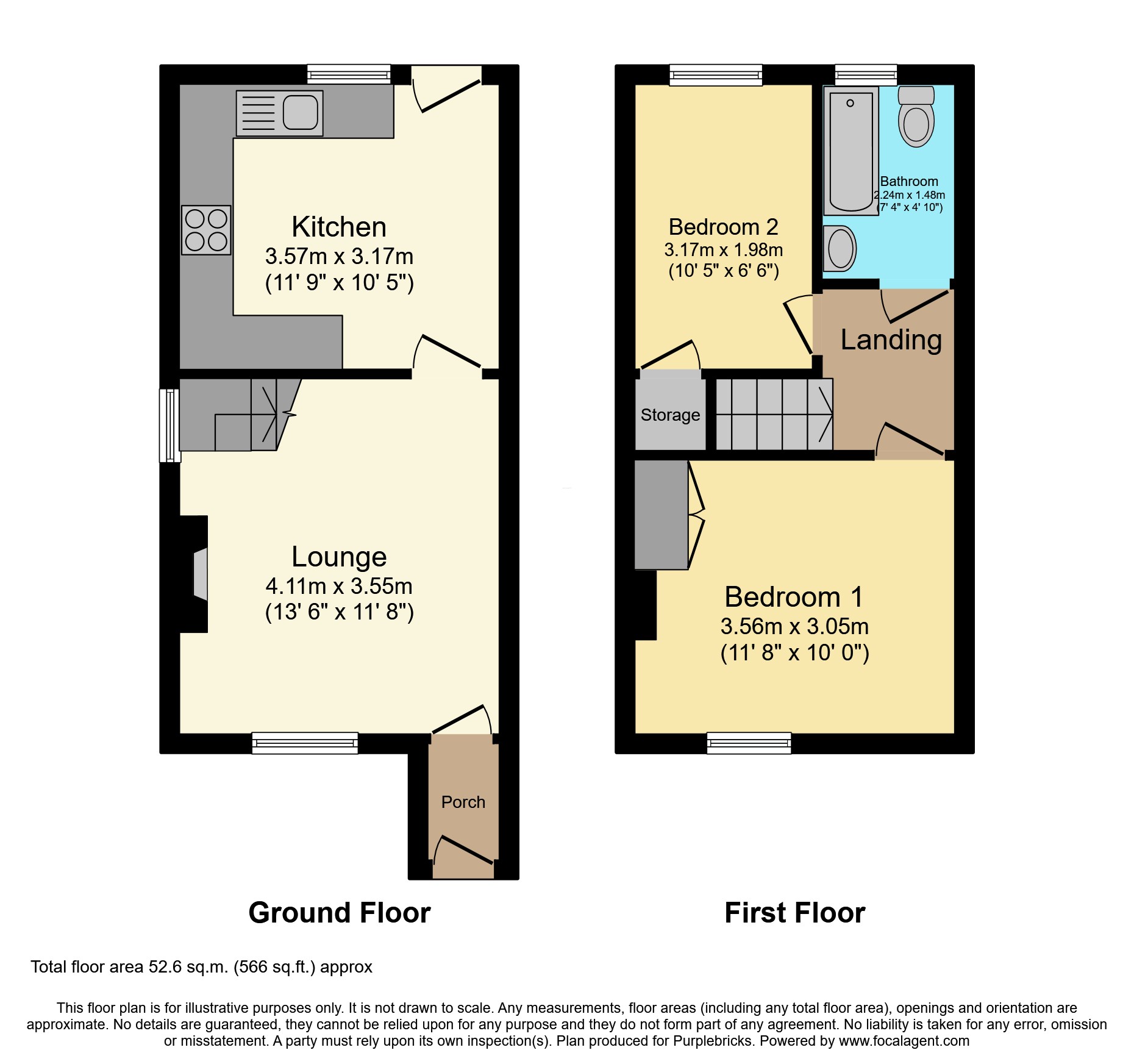 32, Fairfield Close, Nether Langwith, Mansfield floorplan