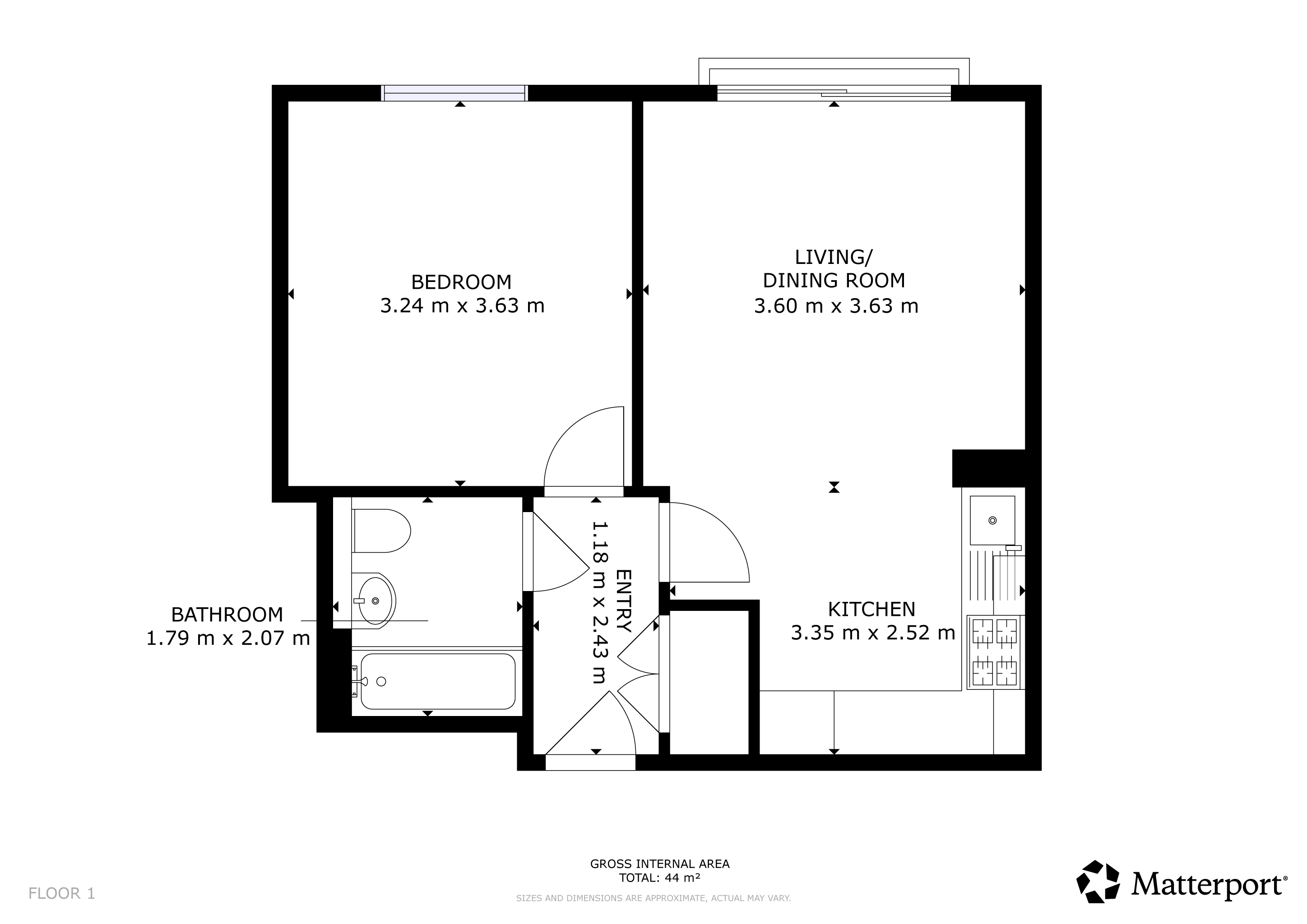 143 Gateway Plaza, Sackville Street, Barnsley floorplan