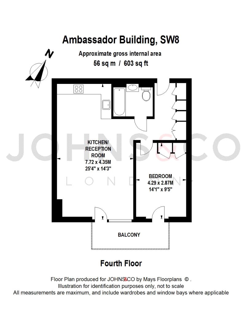 1 Bedrooms Flat to rent in Ambassador Building, Embassy Gardens, London SW11