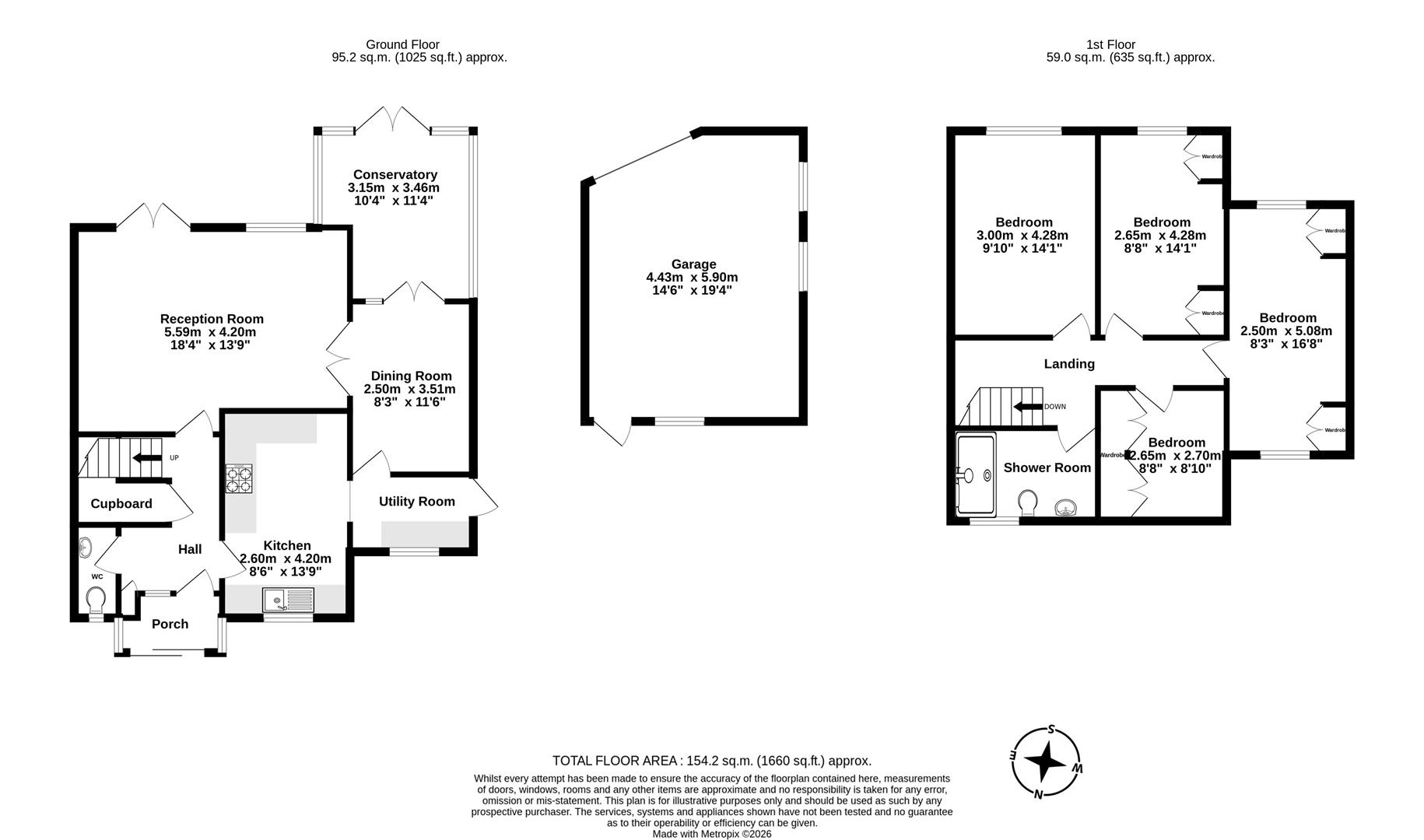 115, Gatley Avenue, West Ewell floorplan