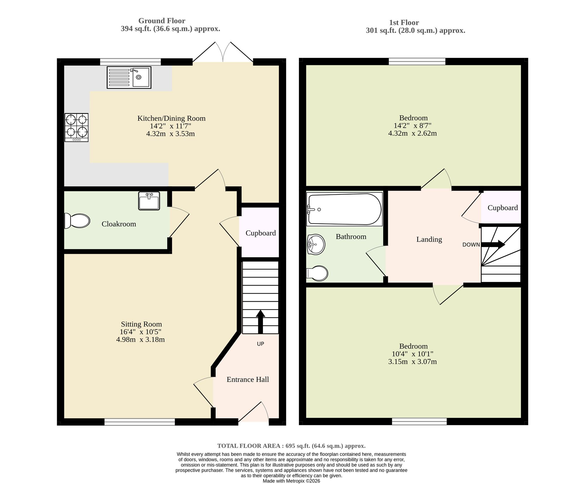 23 Farthing Land, Bury St. Edmunds floorplan