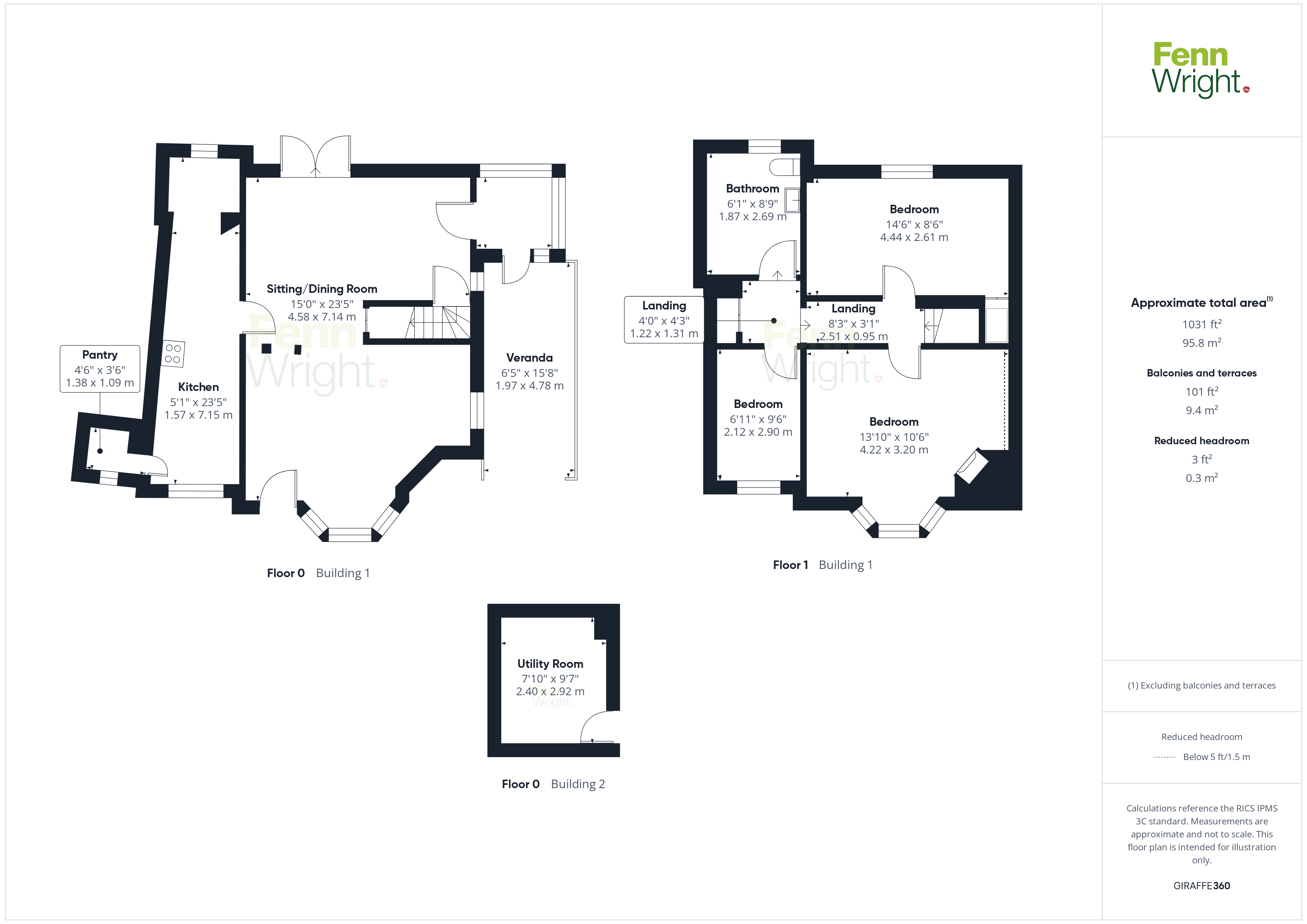 3 Orchard Cottages,, The Street, Sudbury floorplan