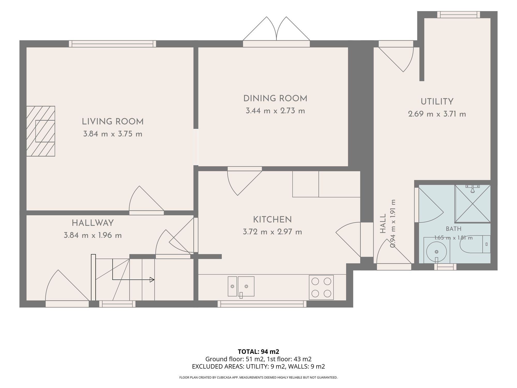 14 Maple Grove, Stratford-Upon-Avon floorplan