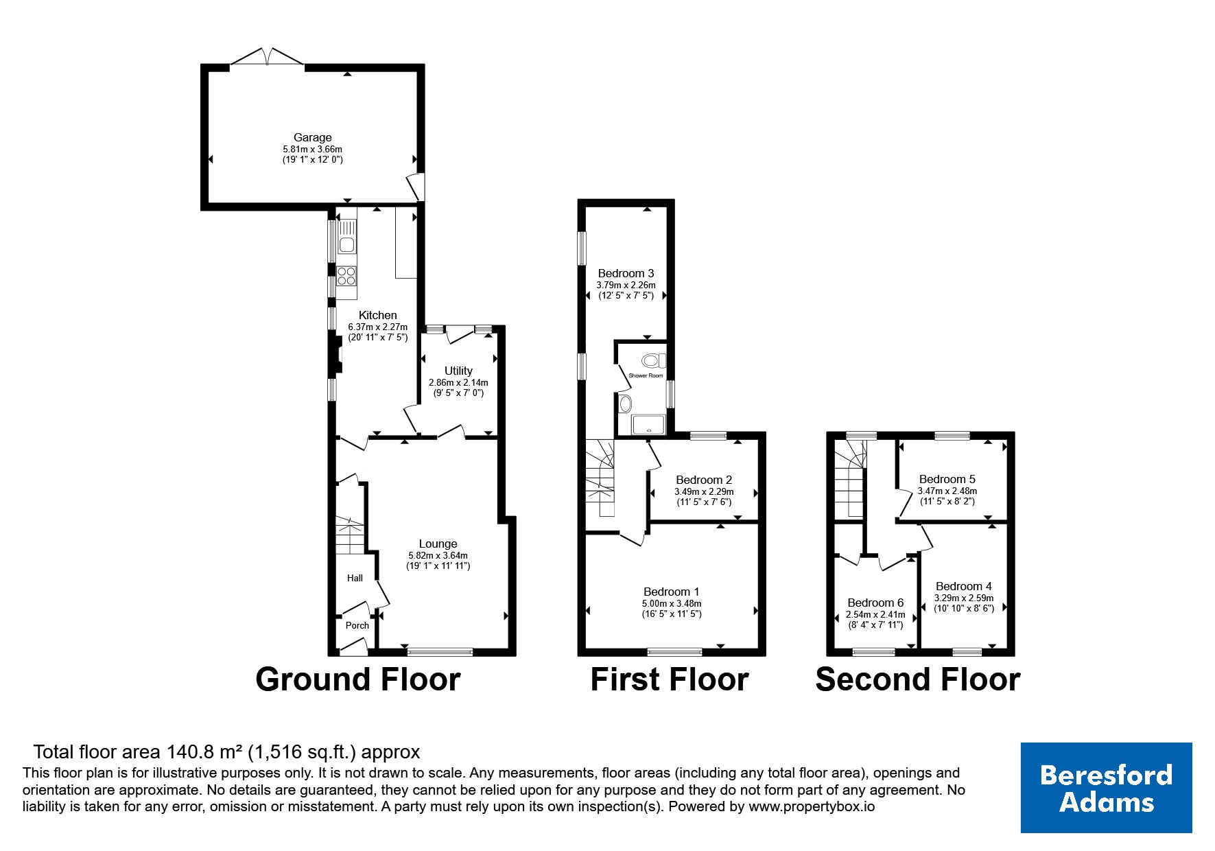 5, Porth Y Felin, Gwynedd floorplan
