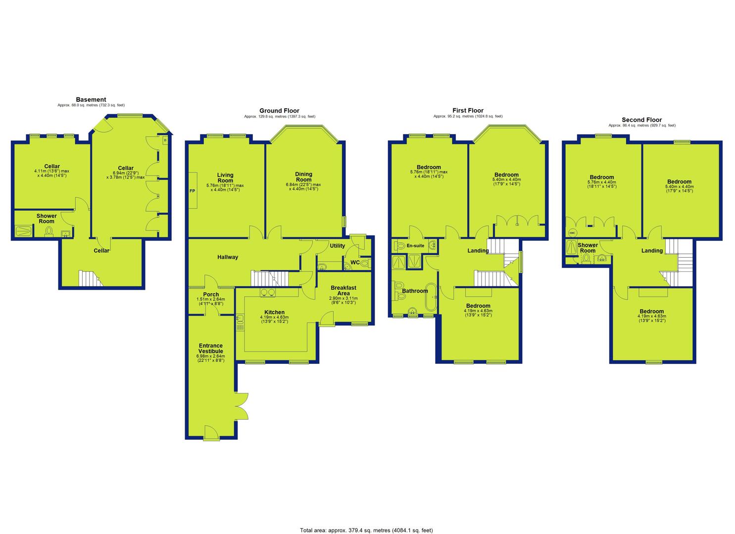 2, Tattershall Drive, Nottingham floorplan