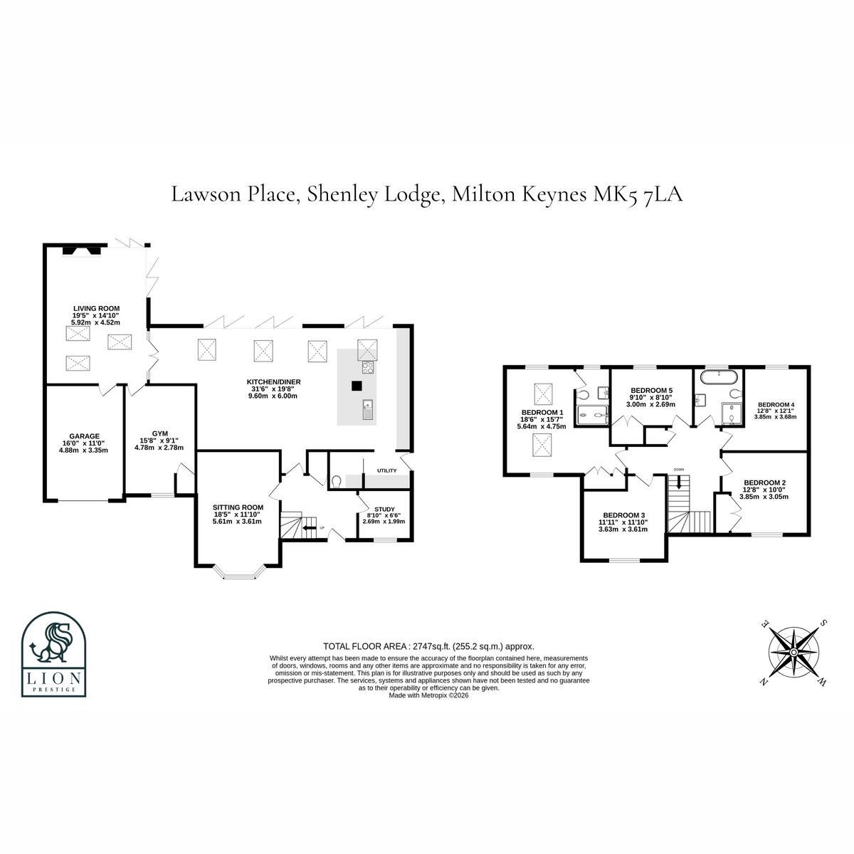 5, Lawson Place, Milton Keynes floorplan