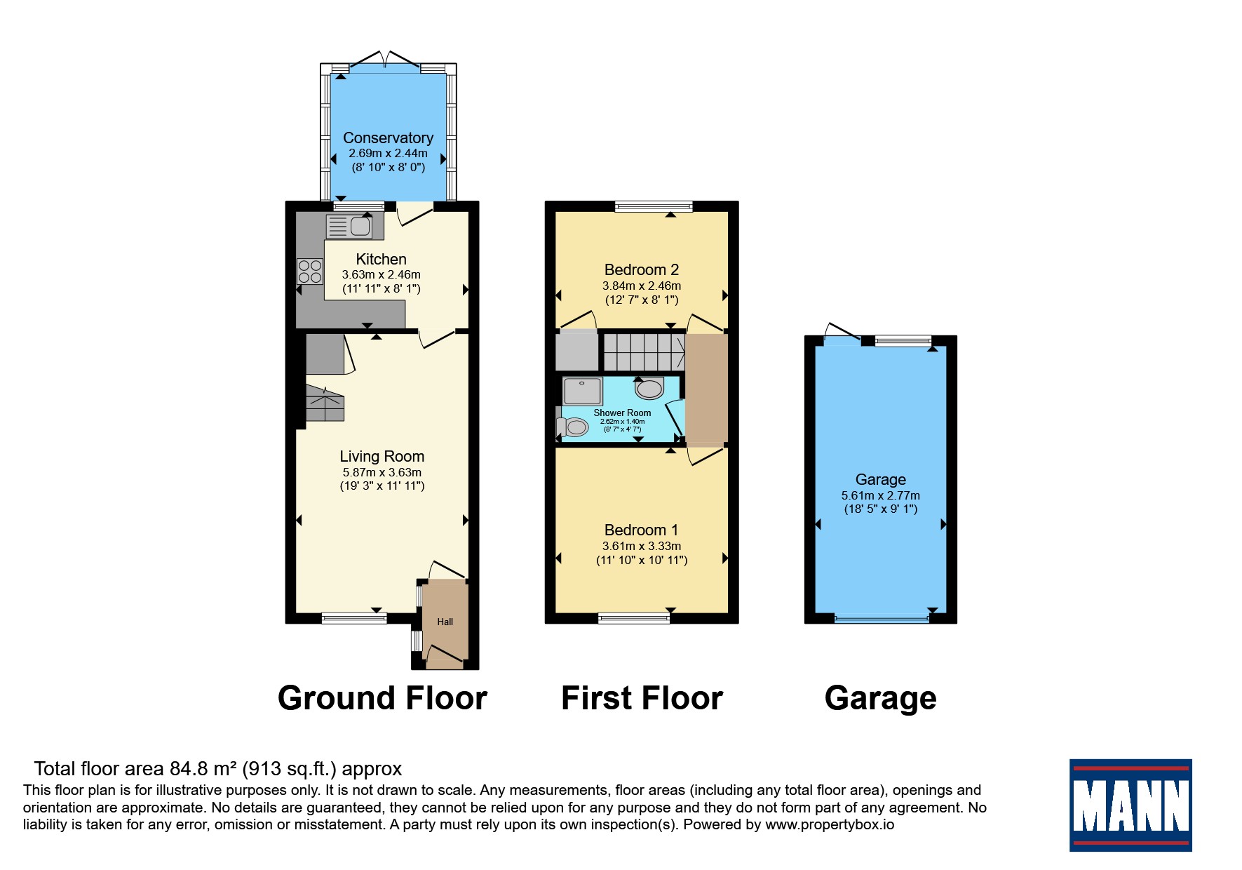 138, Claremont Road, Hextable floorplan