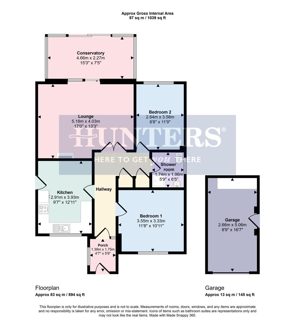 125, Saffron Road, Wigston floorplan