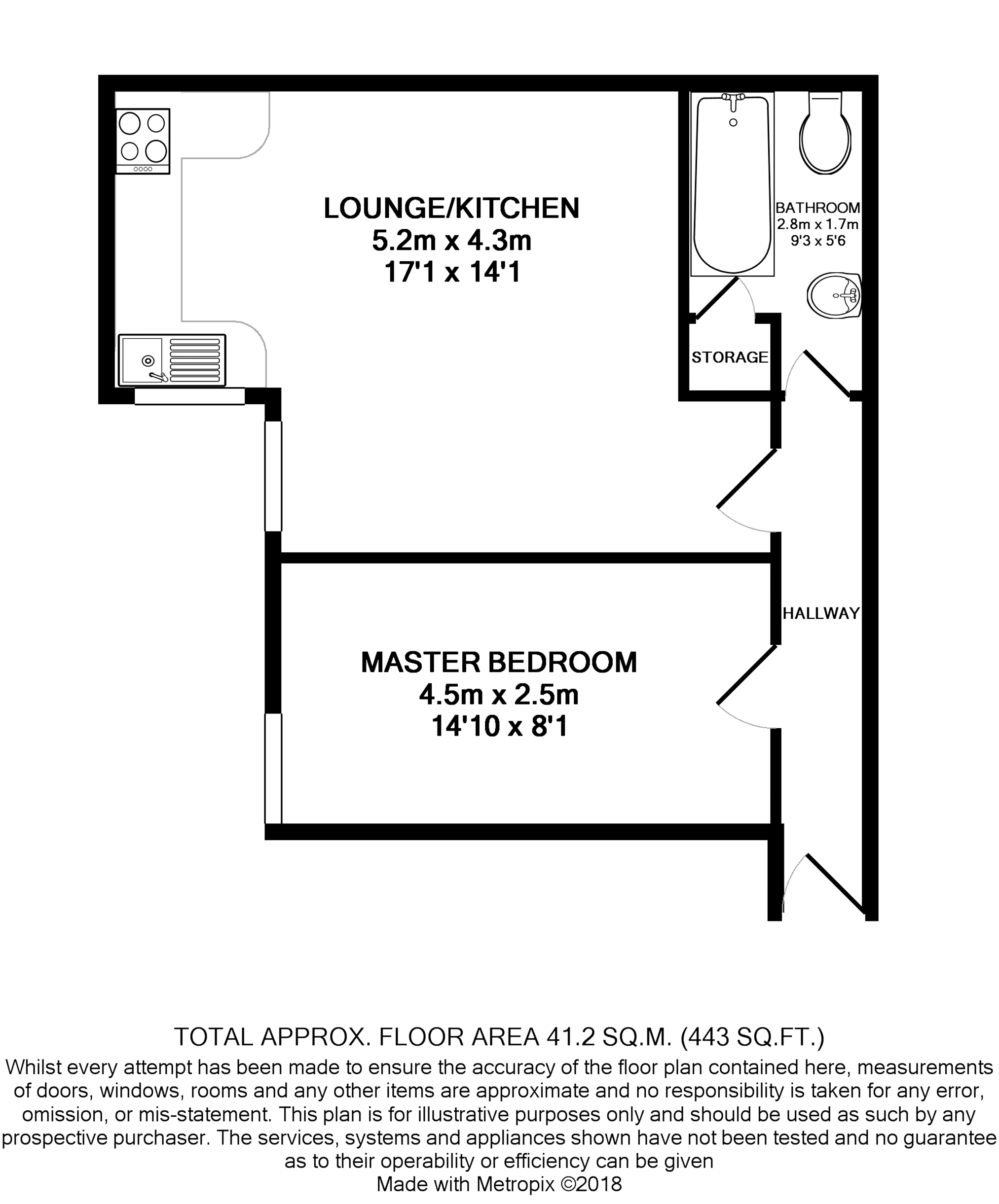 1 Bedrooms Flat to rent in 53-59 James Street, Gillingham ME7