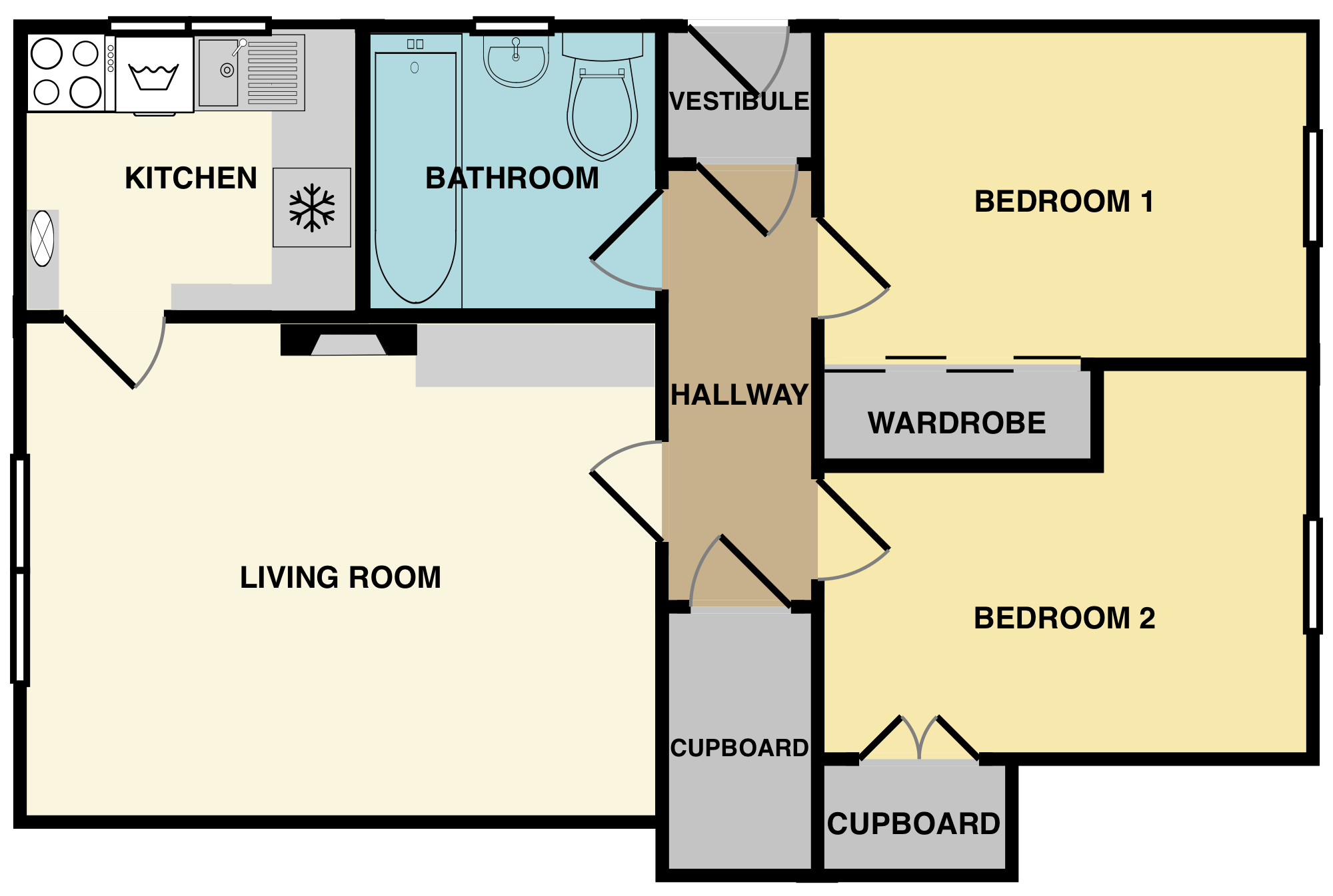 74 Ruthrieston Circle, Aberdeen floorplan