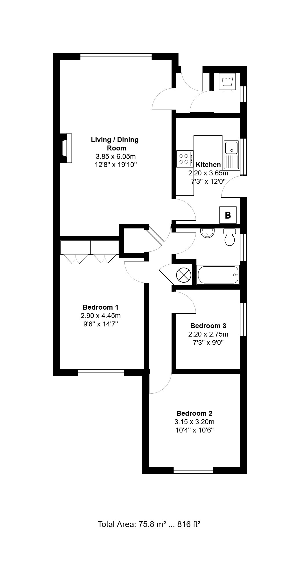 Ingoldisthorpe, Norfolk floorplan