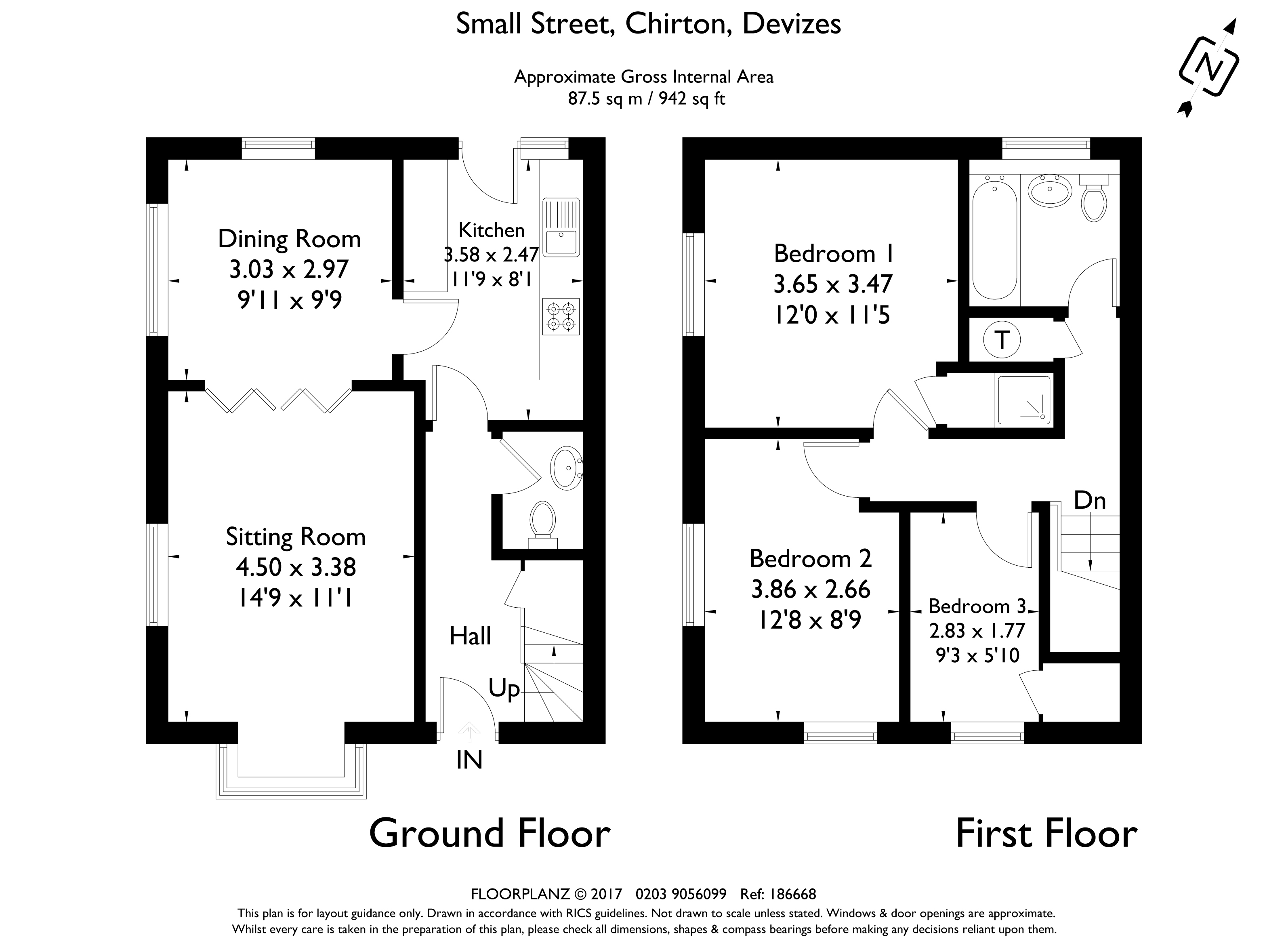 Limairn, Small Street, Chirton floorplan