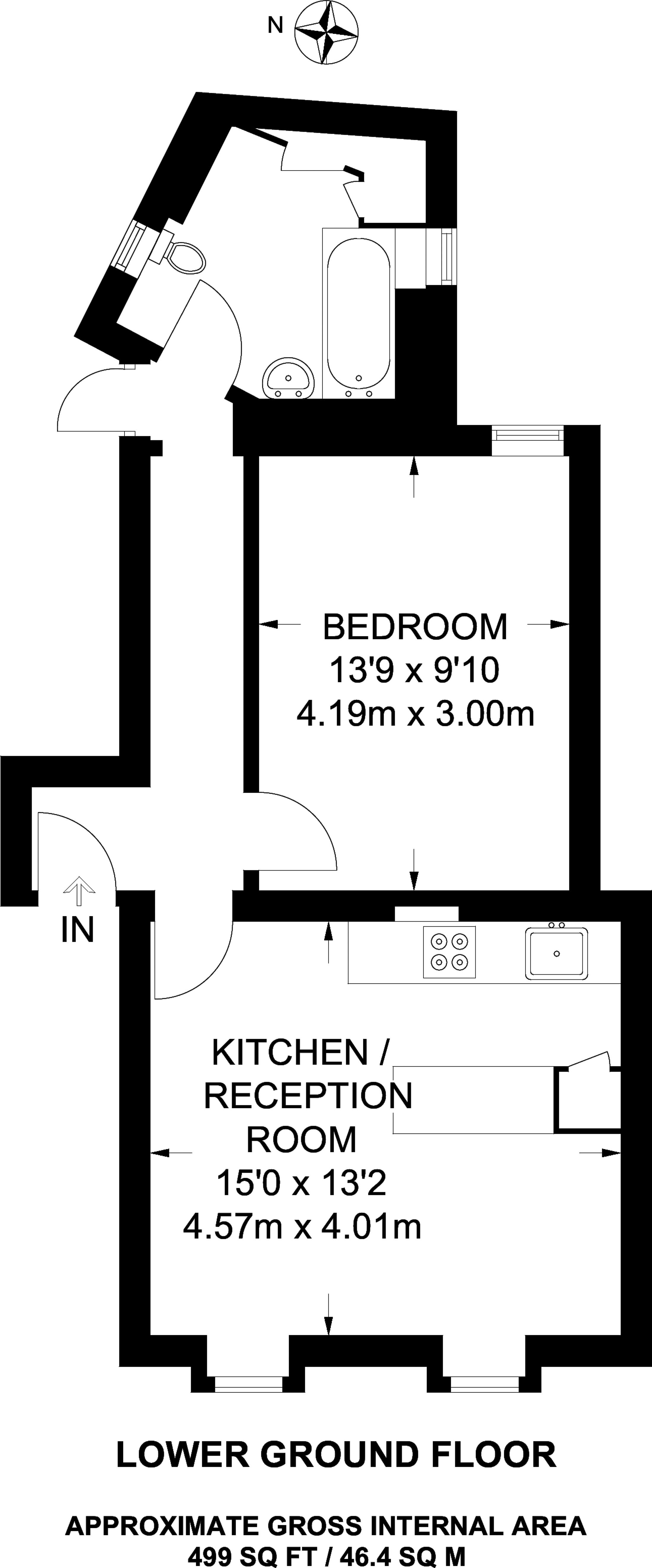 1 Bedrooms Flat to rent in Shroton Street, Marylebone NW1