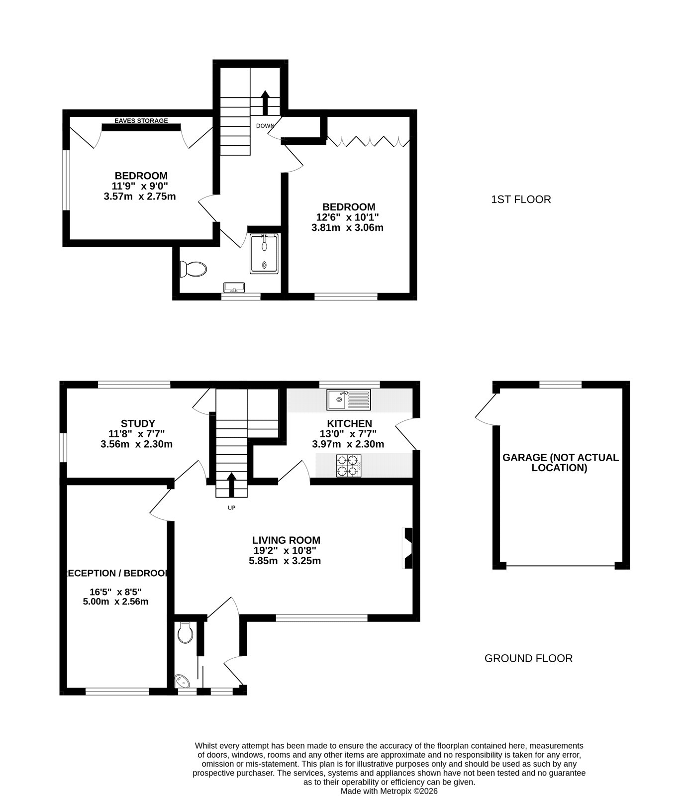 7, Robin Close, Ash Vale floorplan