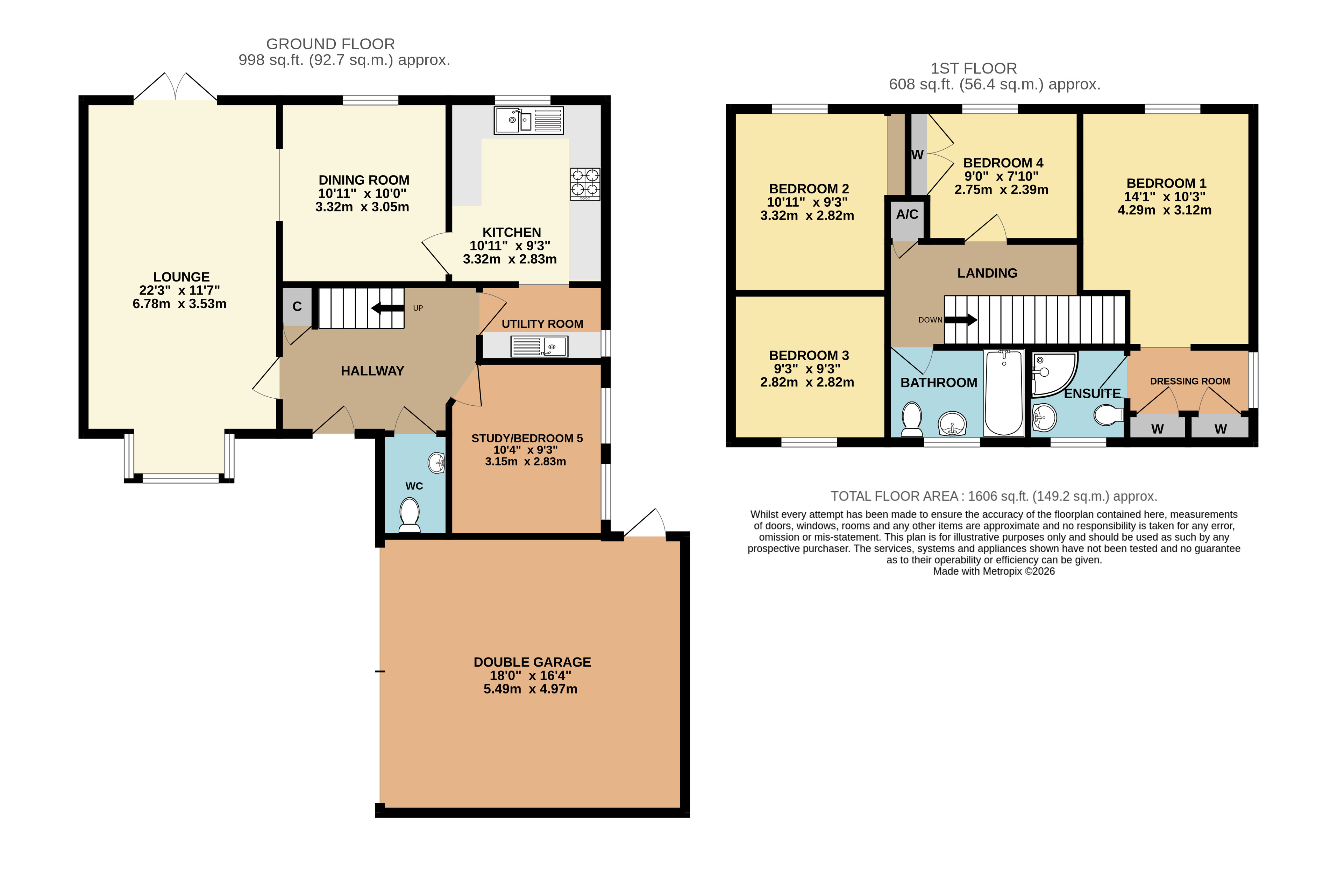 Saxons Croft, Devon floorplan