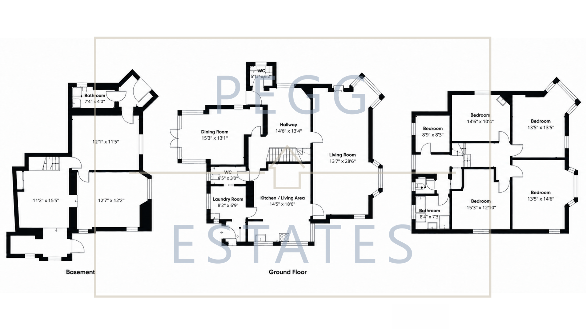 East & West Winds, Torquay floorplan