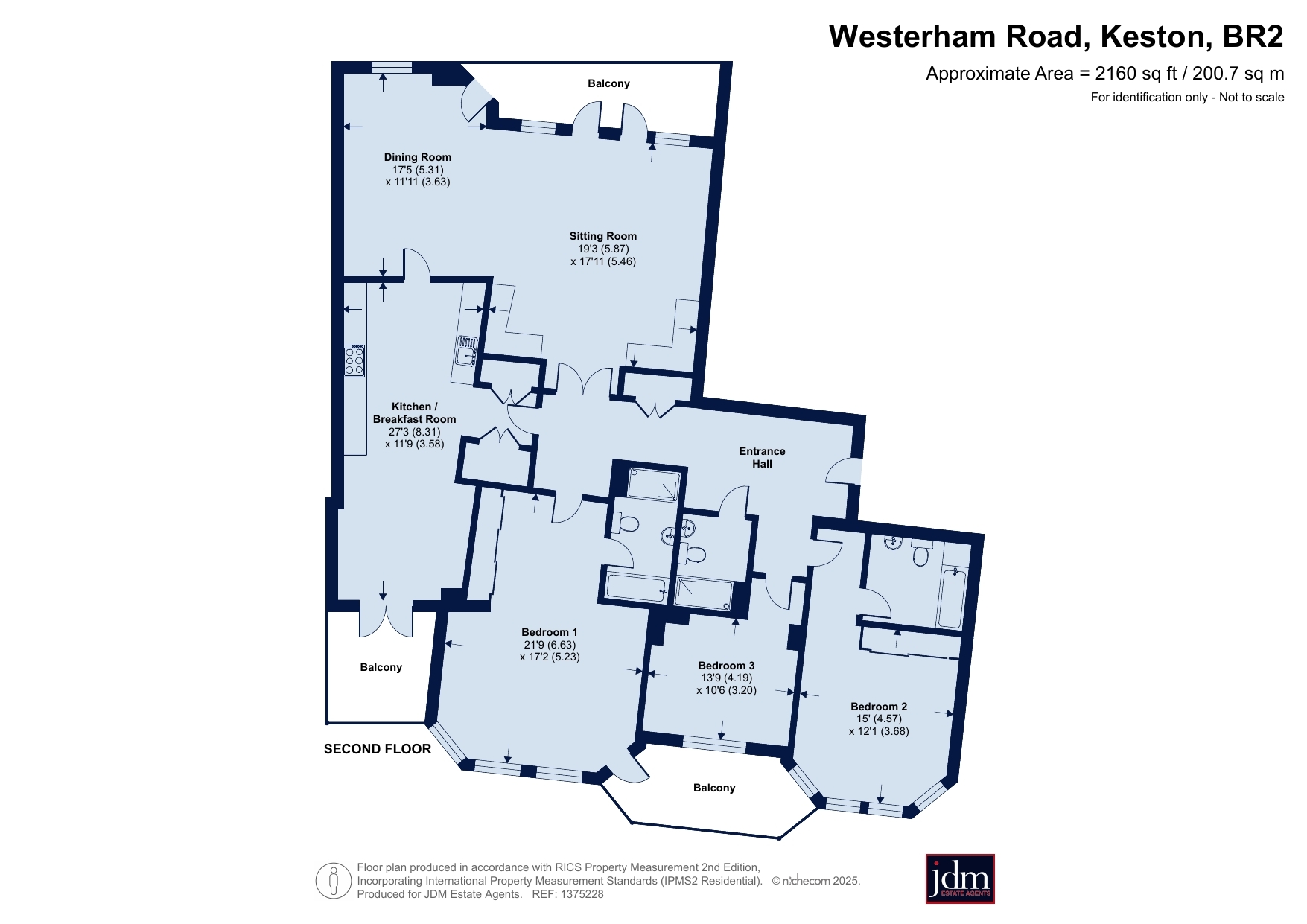 68 Wilberforce Court,, Westerham Road, Keston floorplan