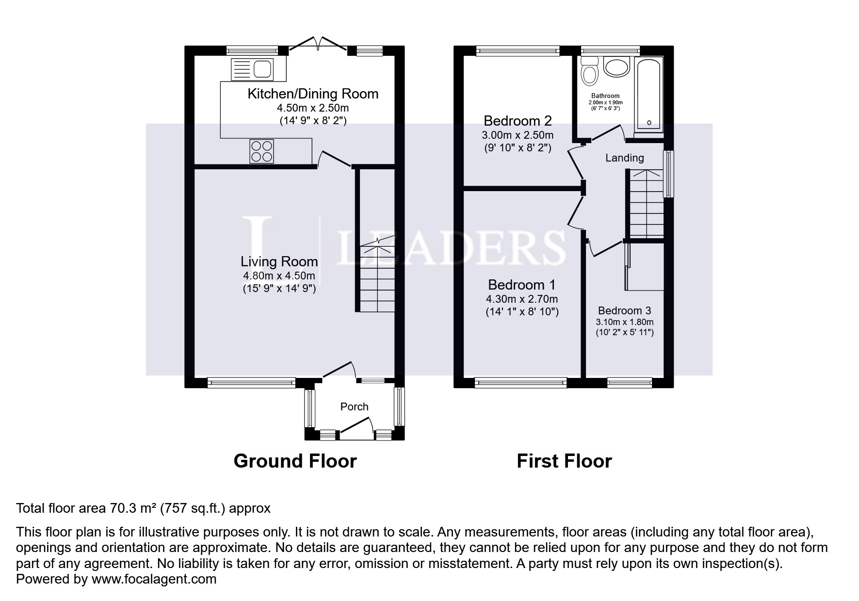 45, Hillbeck Crescent, Wigan floorplan
