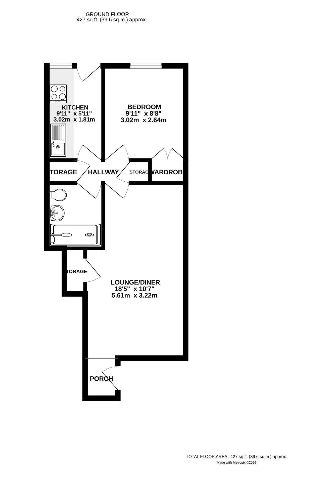 GFF, 18, Brittany Road, Devon floorplan
