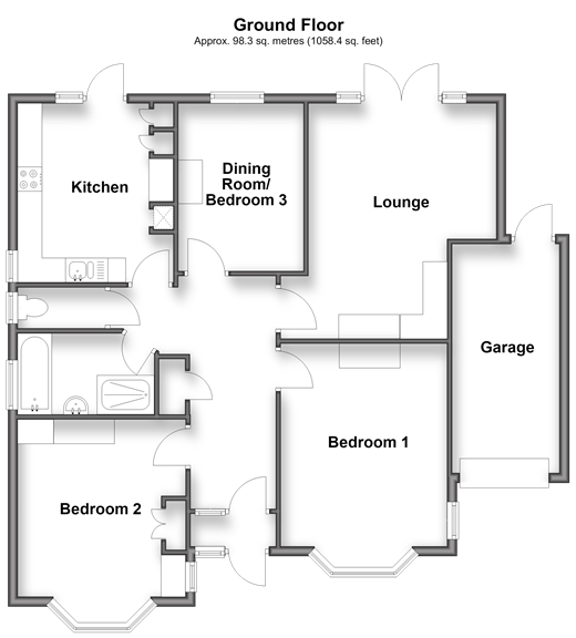 Pevensey Road, Worthing floorplan