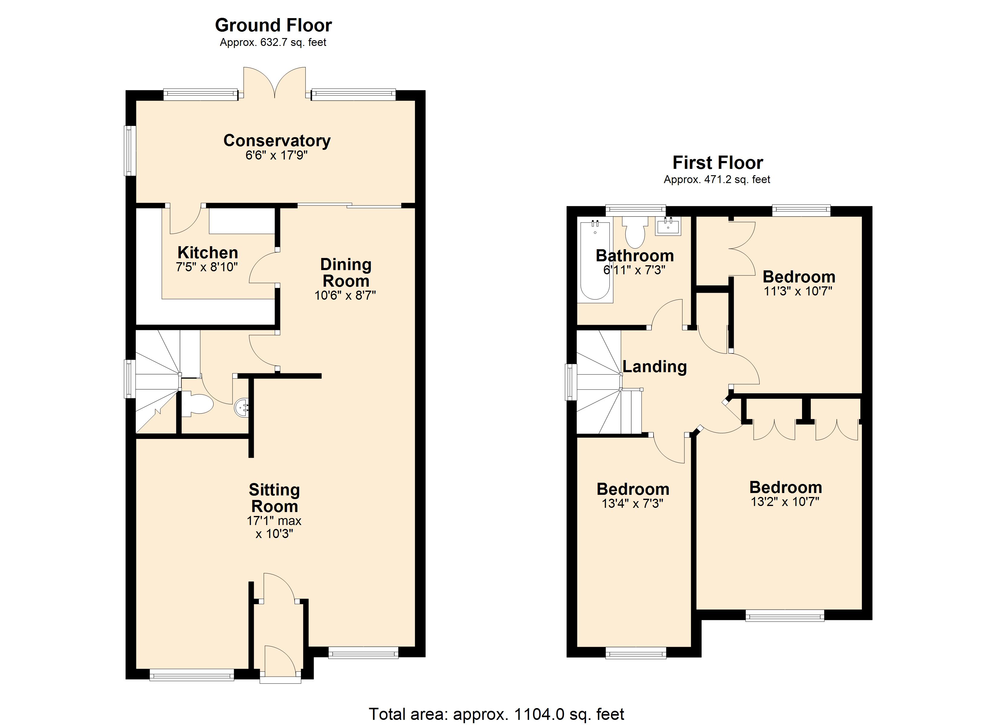 41, Bryony Gardens, Gillingham floorplan