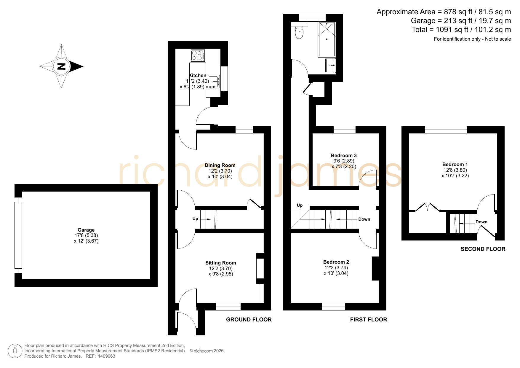 14, Washpool Cottages, Swindon floorplan