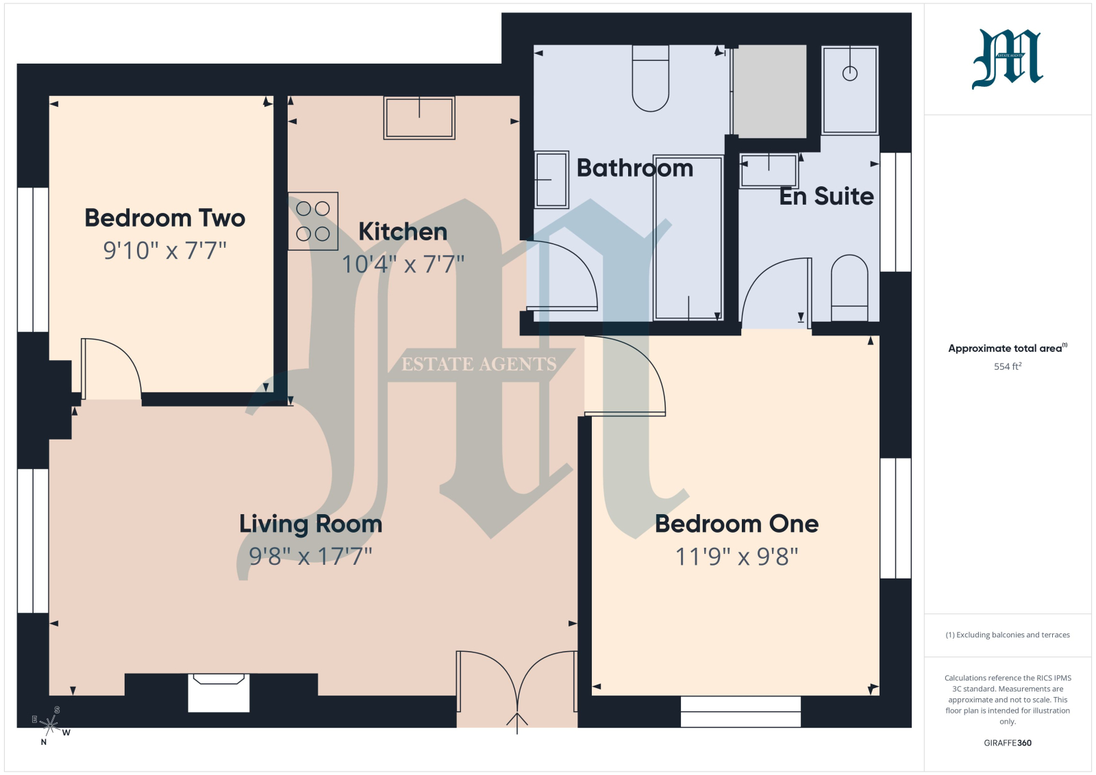 Wolf Rock, The Old Hotel, Porthcurno, Penzance floorplan