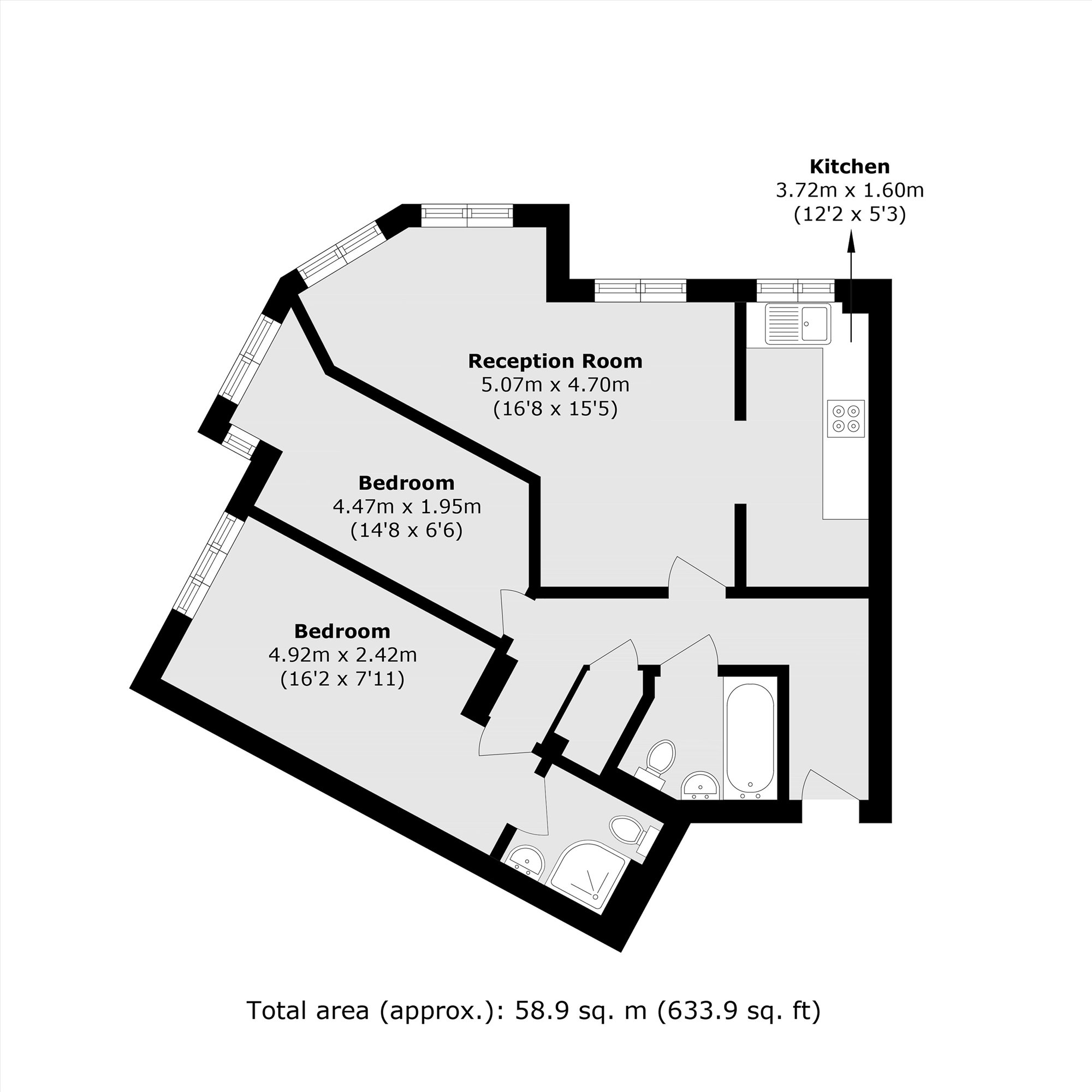 14, Geneva Court, London floorplan