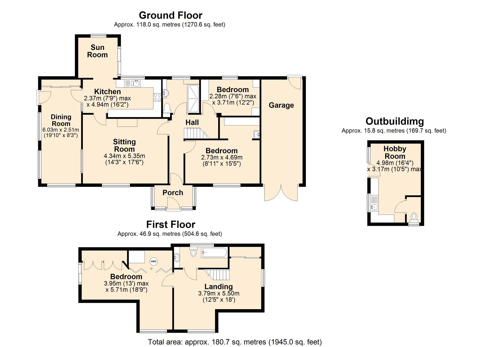 1 Cobsden Road, Romney Marsh floorplan