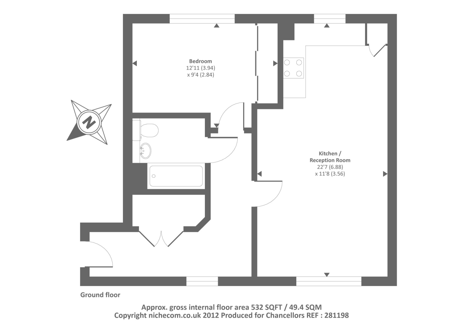 16, Ream Court, High Wycombe floorplan