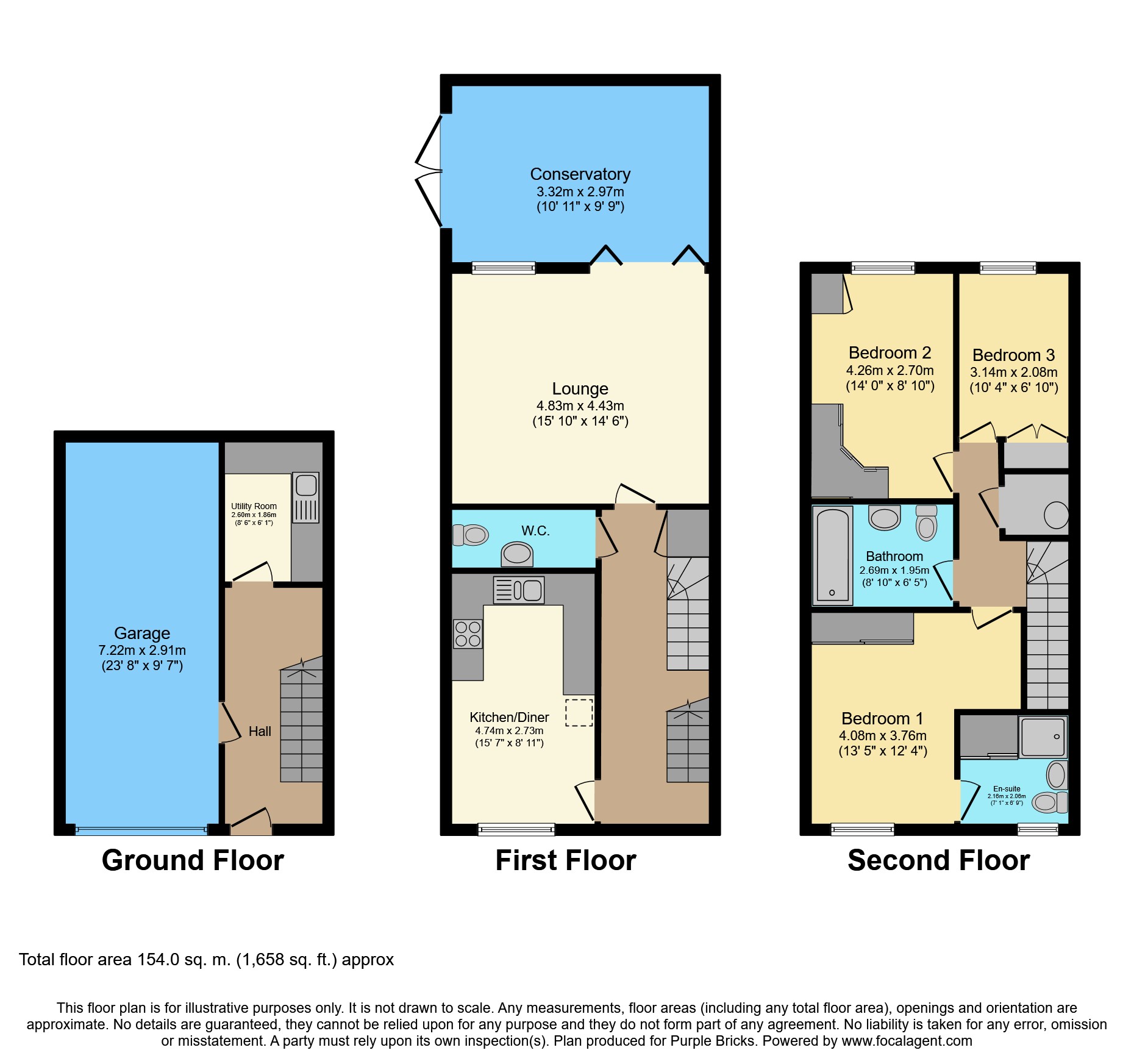 3 Bedrooms Terraced house for sale in Parker Court, Ware SG12