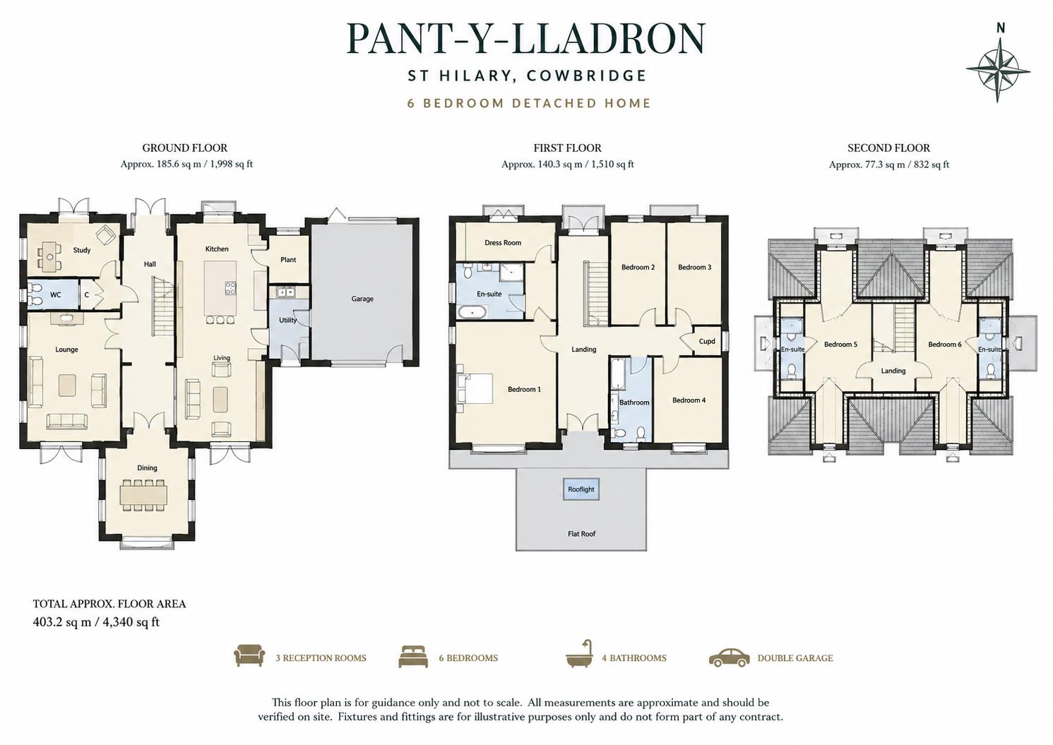 Pantylladron, St Hilary, Cowbridge floorplan