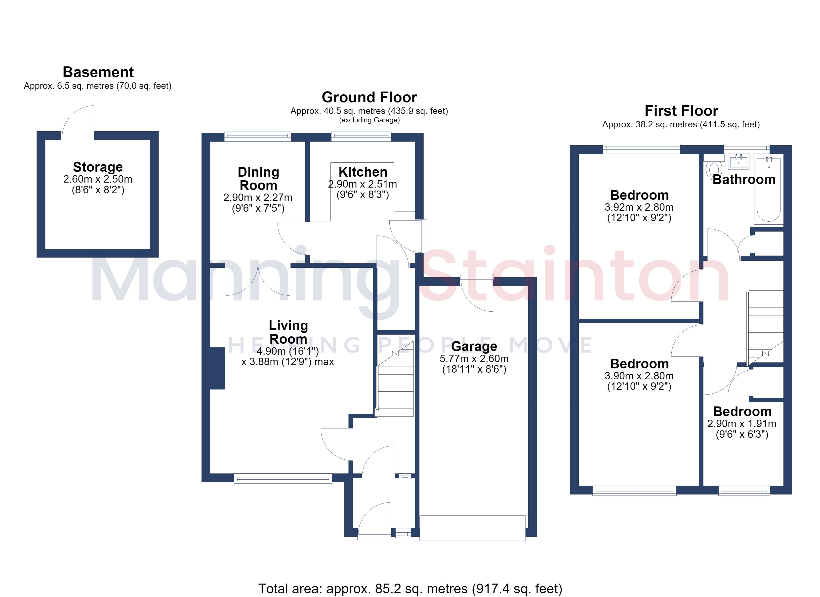 6A, Back Lane, Leeds floorplan