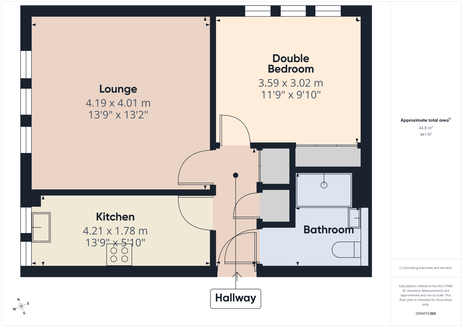 Flat 3, Hambleside Court, Southampton floorplan