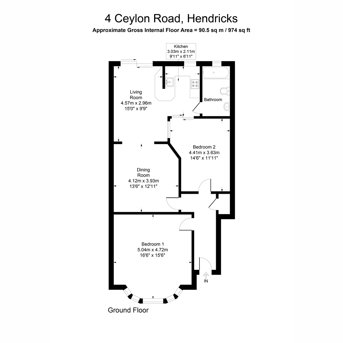 Ceylon Road, Westcliff-on-sea floorplan