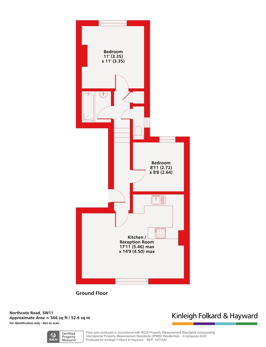 132a, Northcote Road, London floorplan