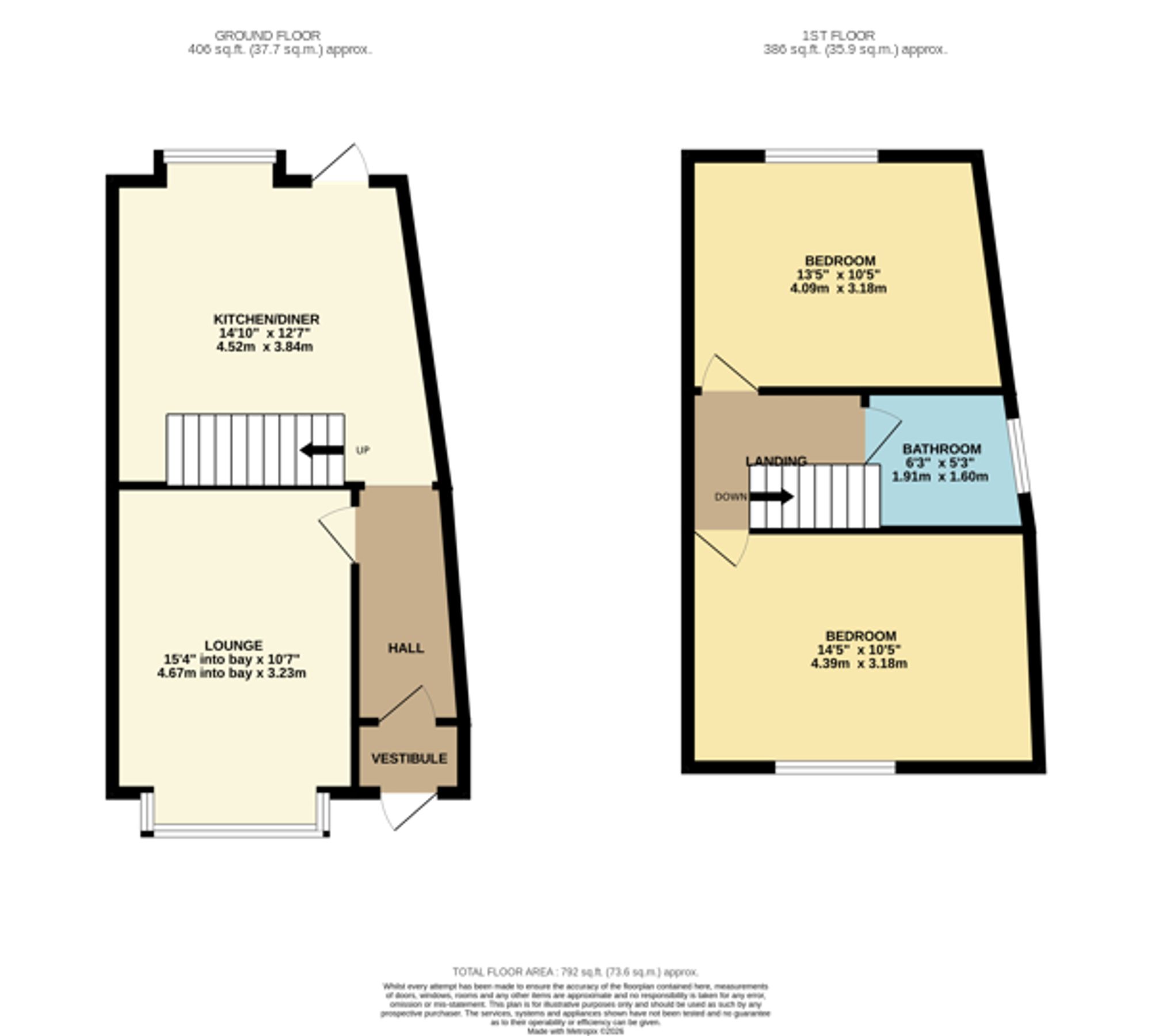 2 Harper Street, Bolton floorplan