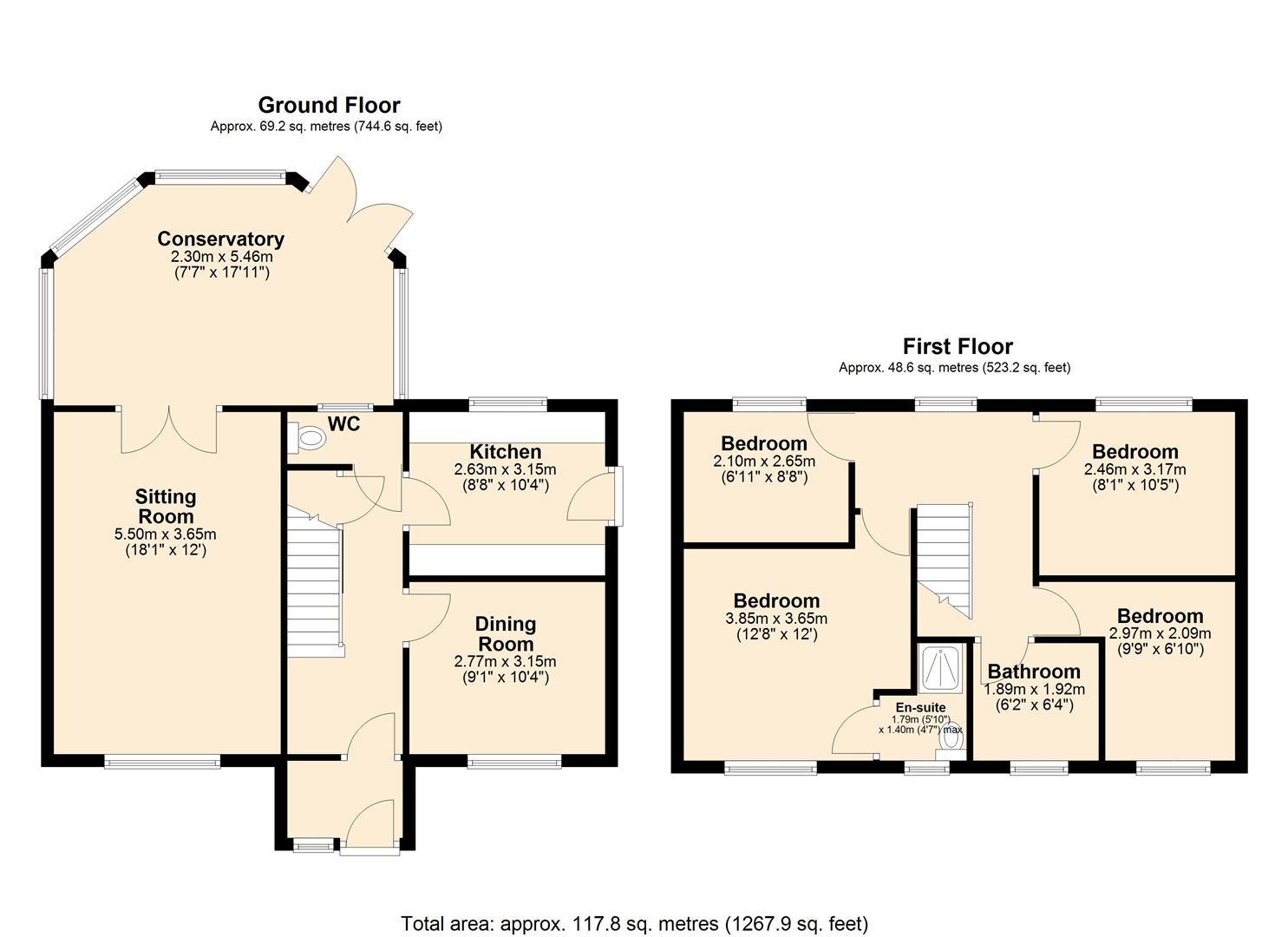 17, Carr Brook Drive, Manchester floorplan