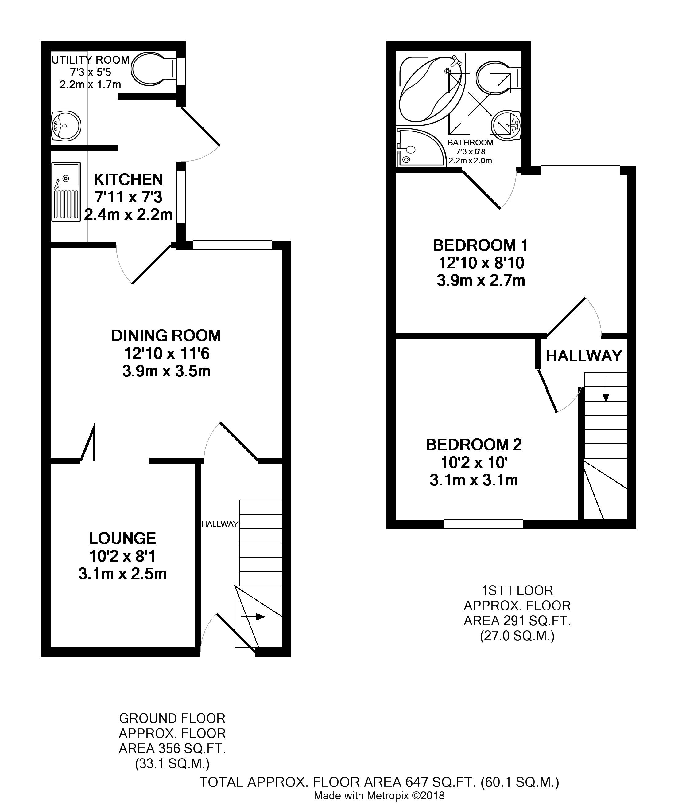 2 Bedrooms  to rent in Wells Street, Bristol BS3