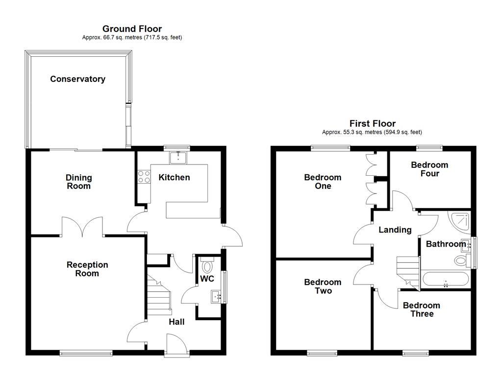 9, Heald Close, Rochdale floorplan