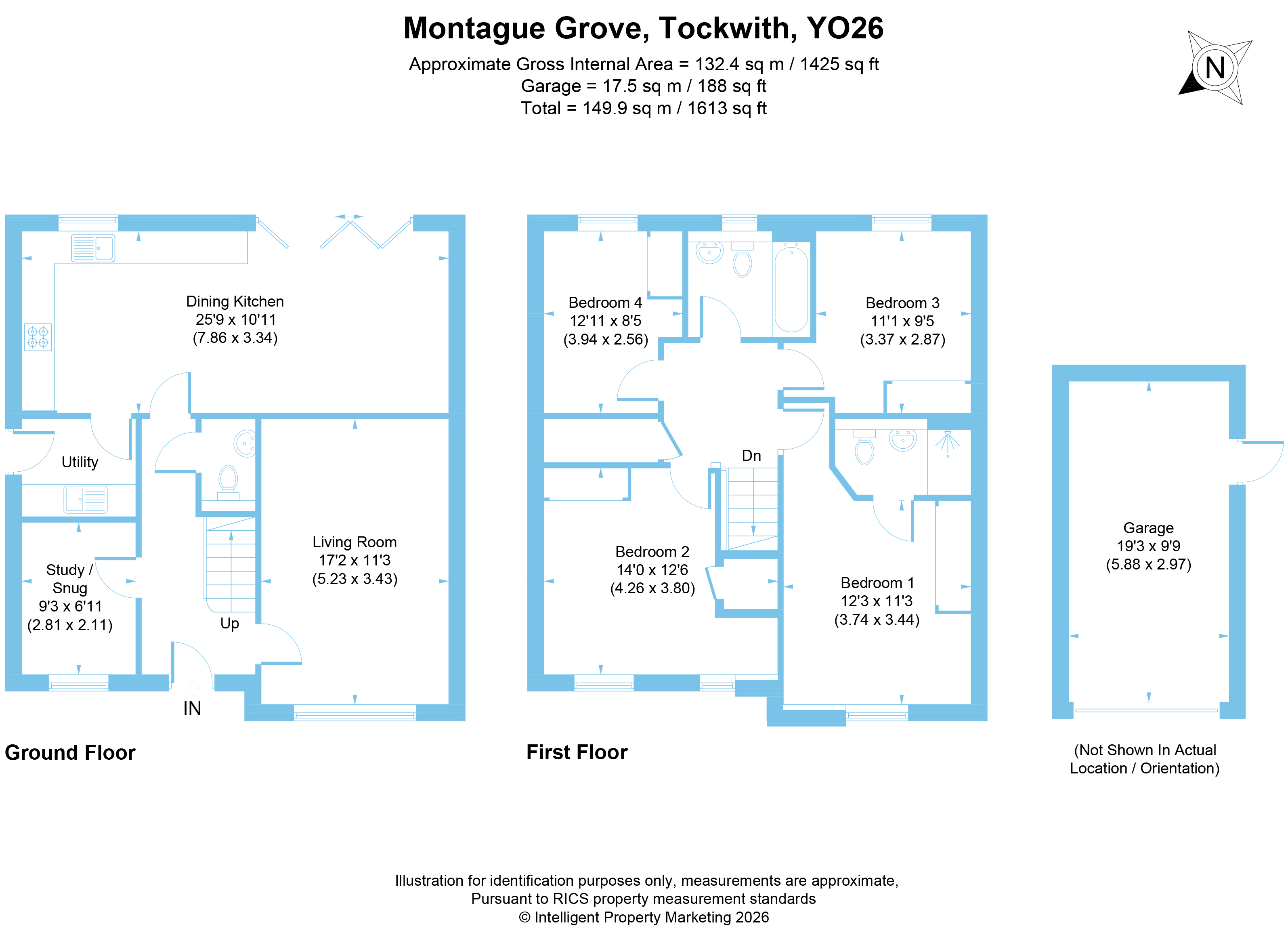 11, Montague Grove, York floorplan