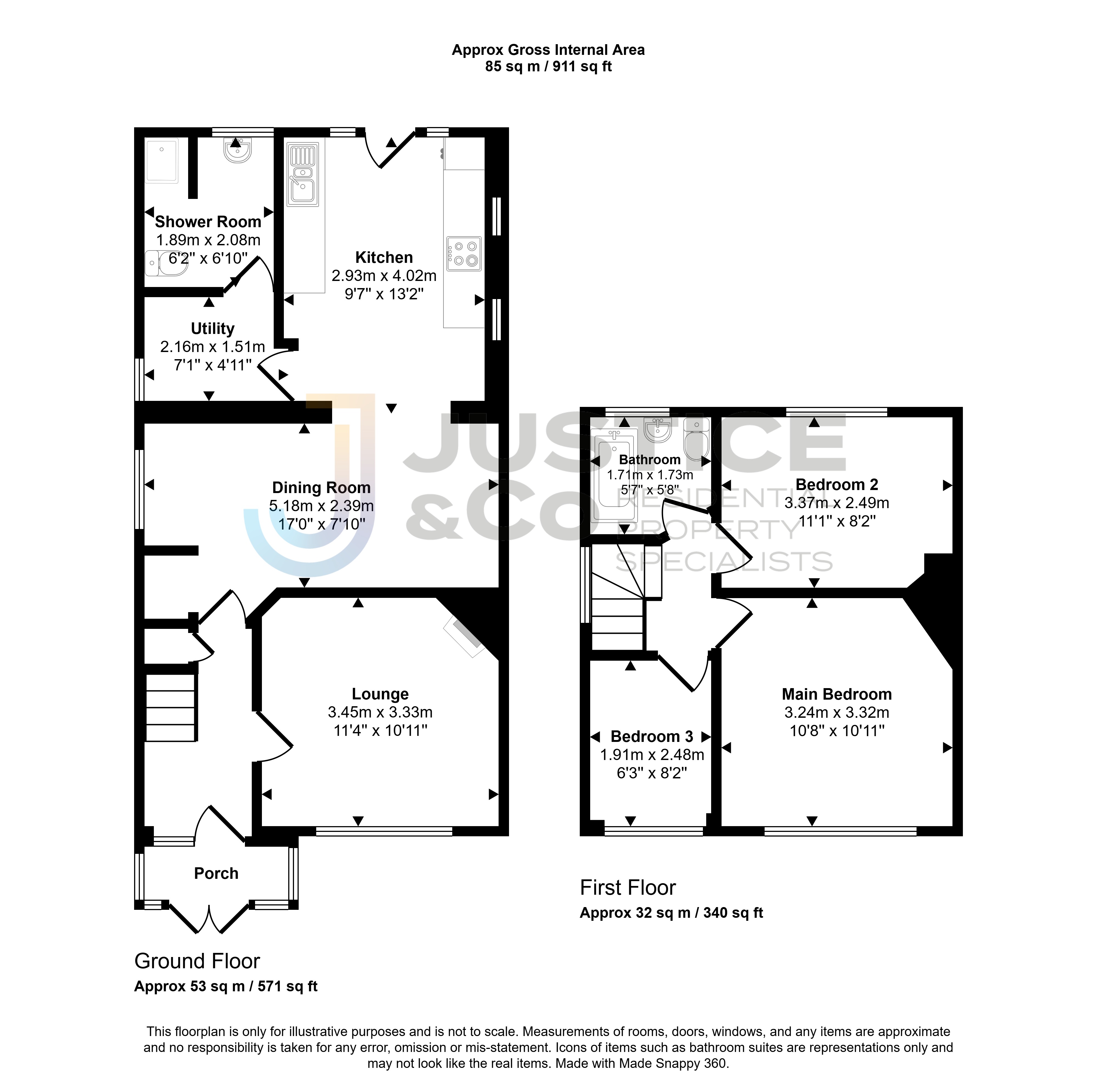 26, Morland Avenue, Worthing floorplan