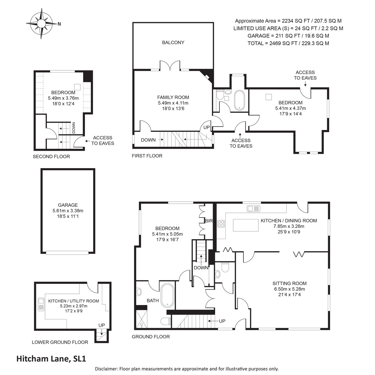 1 Old Stables, Hitcham House, Hitcham Lane, Slough floorplan