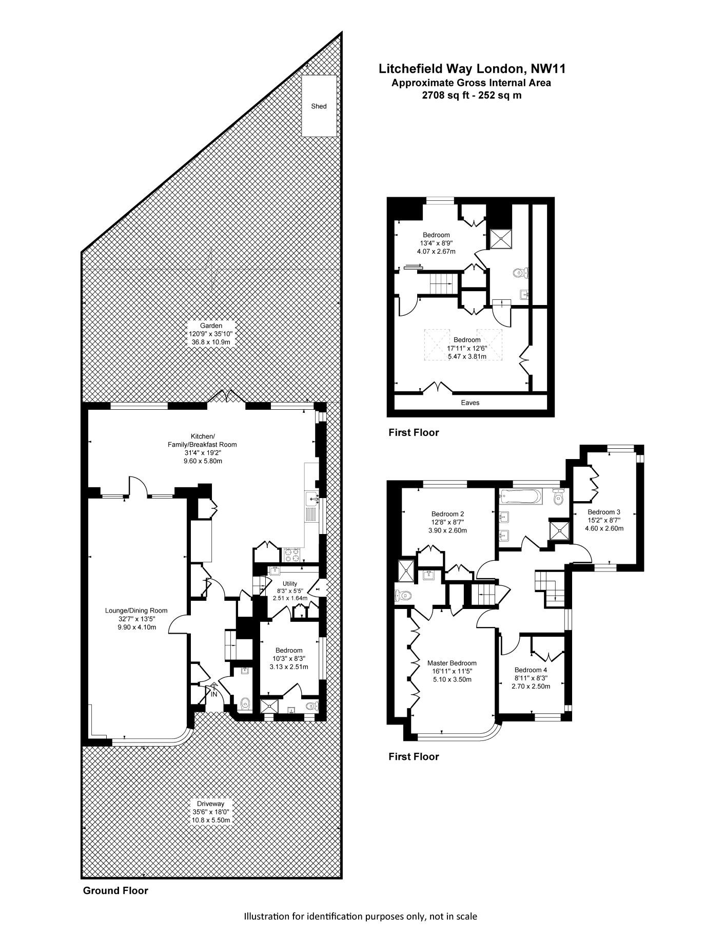 60, Litchfield Way, London floorplan