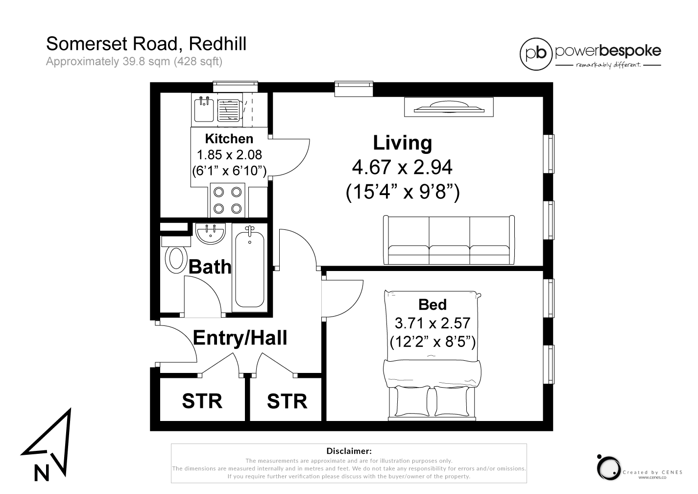 104, Somerset Road, Redhill floorplan