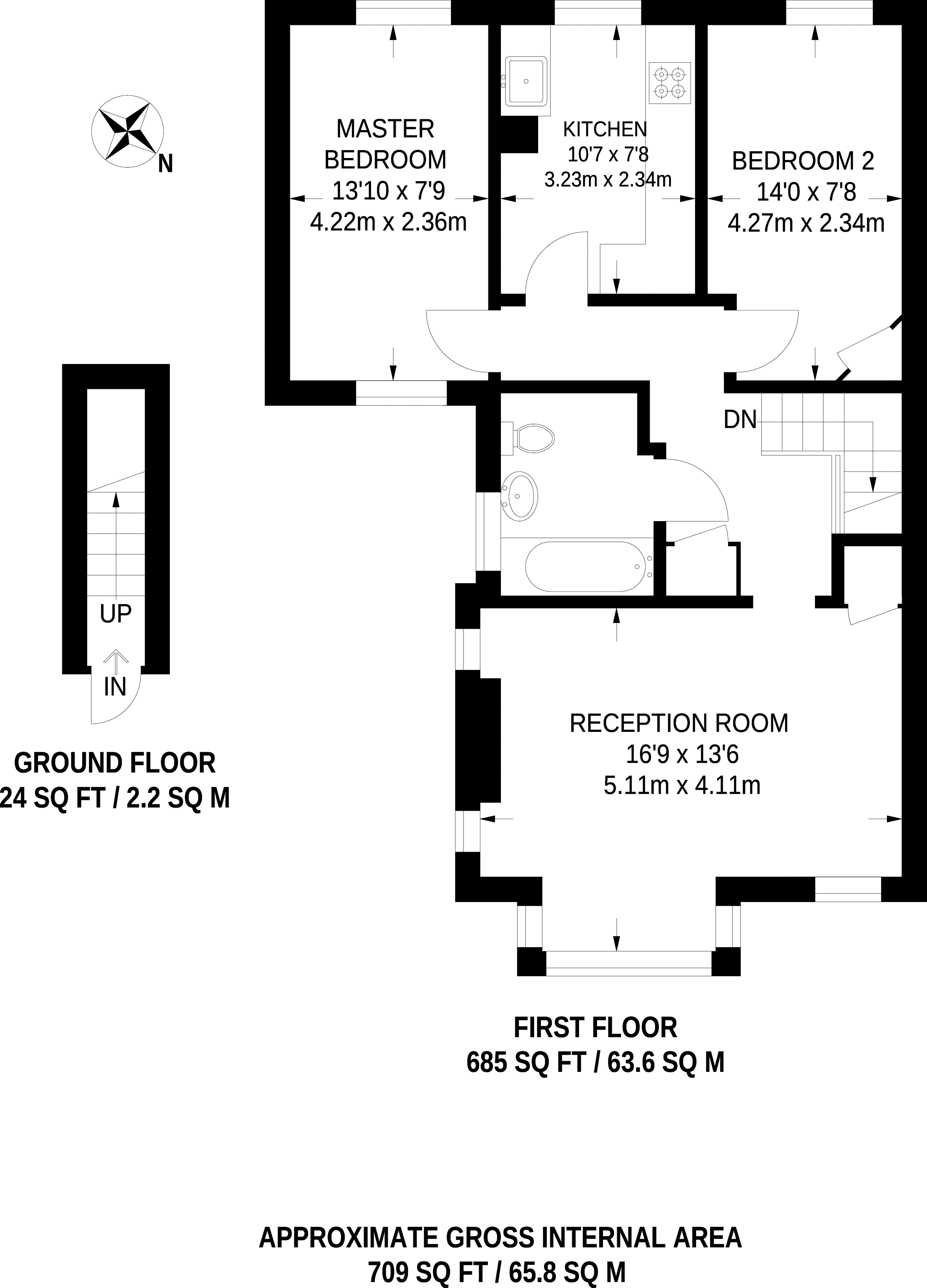 2 Bedrooms Flat to rent in Kent House Road, Sydenham, Beckenham BR3