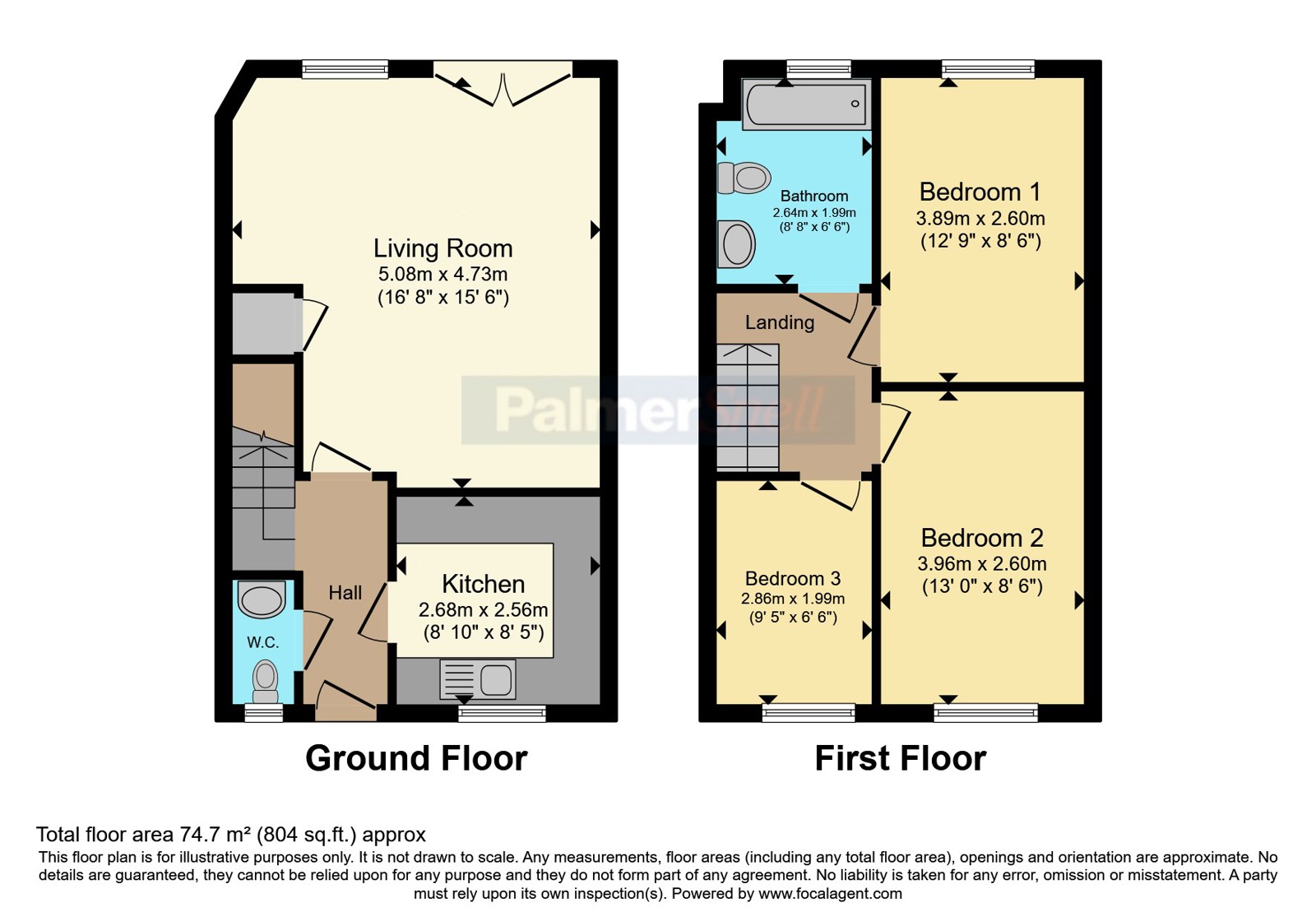 39, The Chestnuts, Somerset floorplan