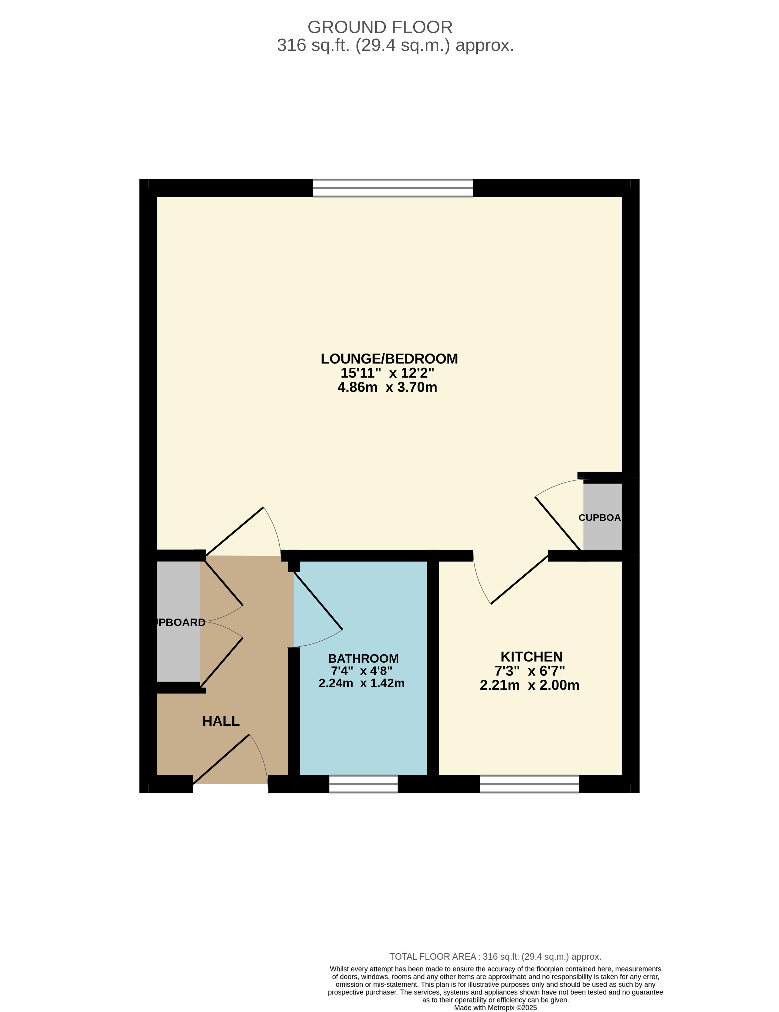 47 Grove House, College Road, Waltham Cross floorplan